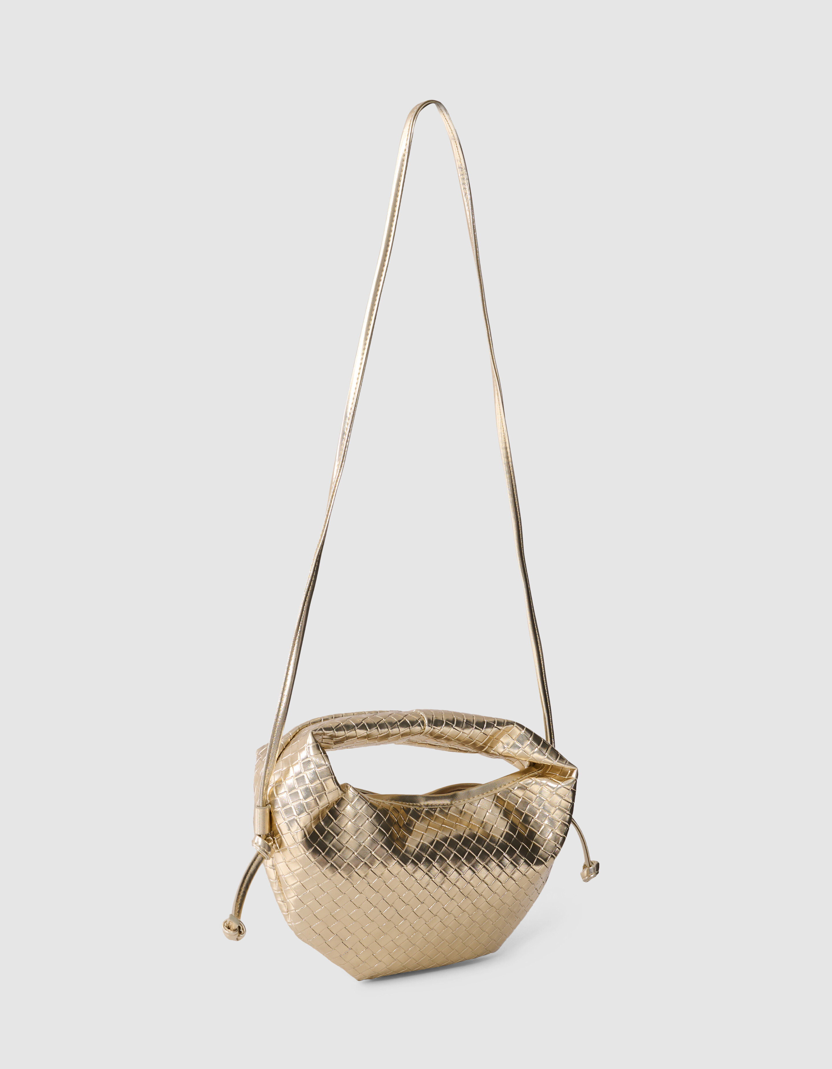 Small Braided Tas Goud SHOEBY ACCESSOIRES