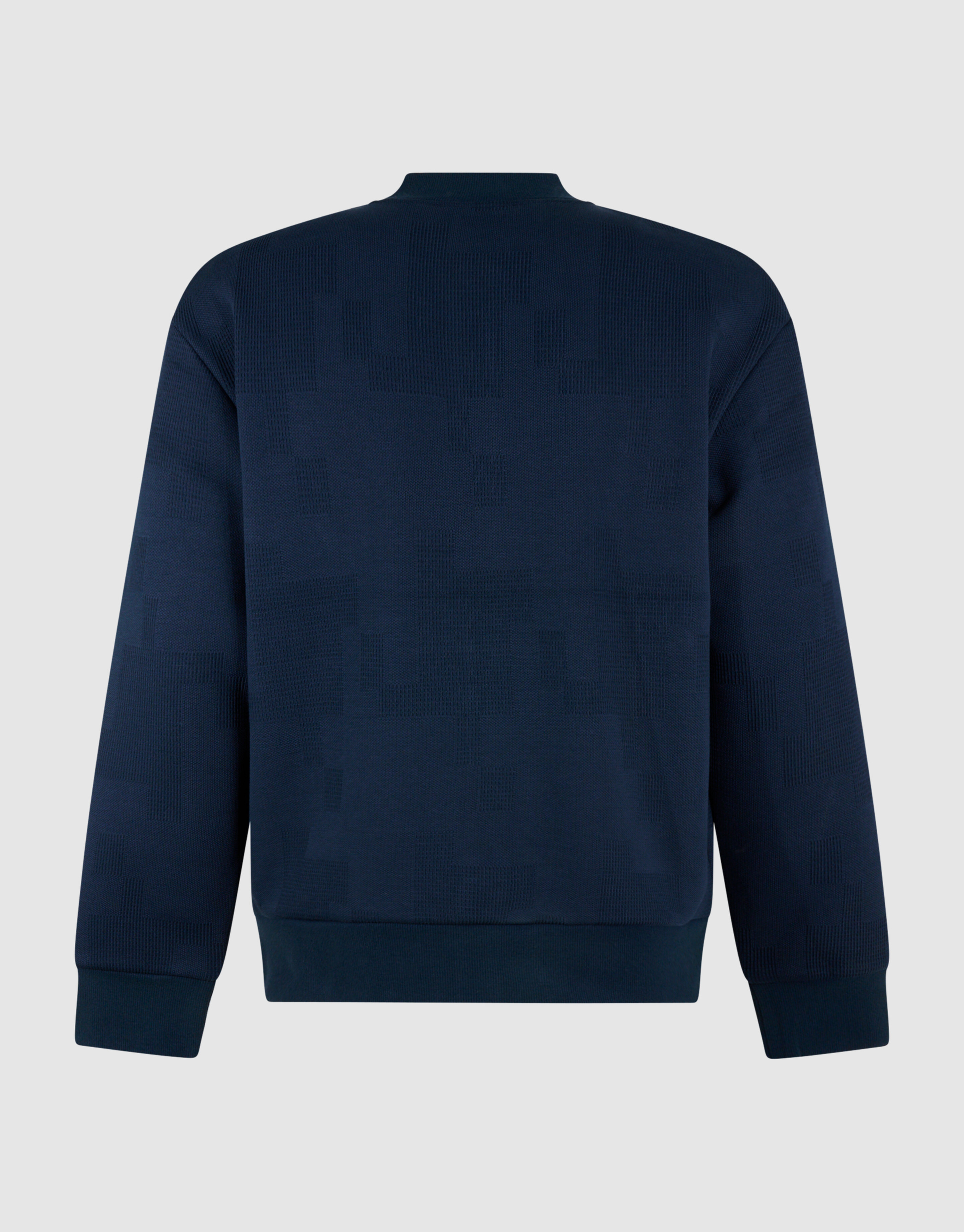 Jacquard Bomber Jack Donkerblauw SHOEBY MEN