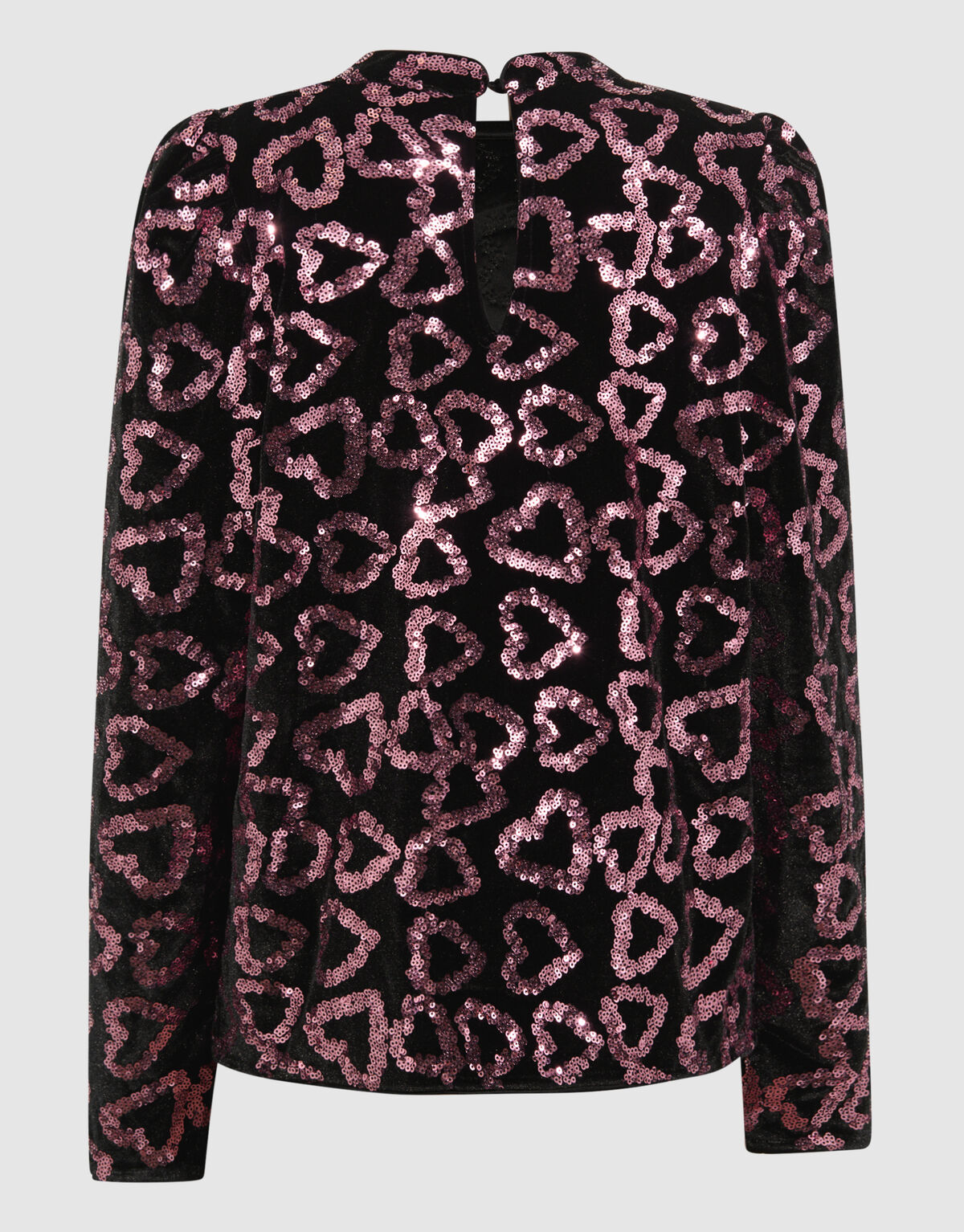 Sequin Heart Top Lichtroze SHOEBY GIRLS