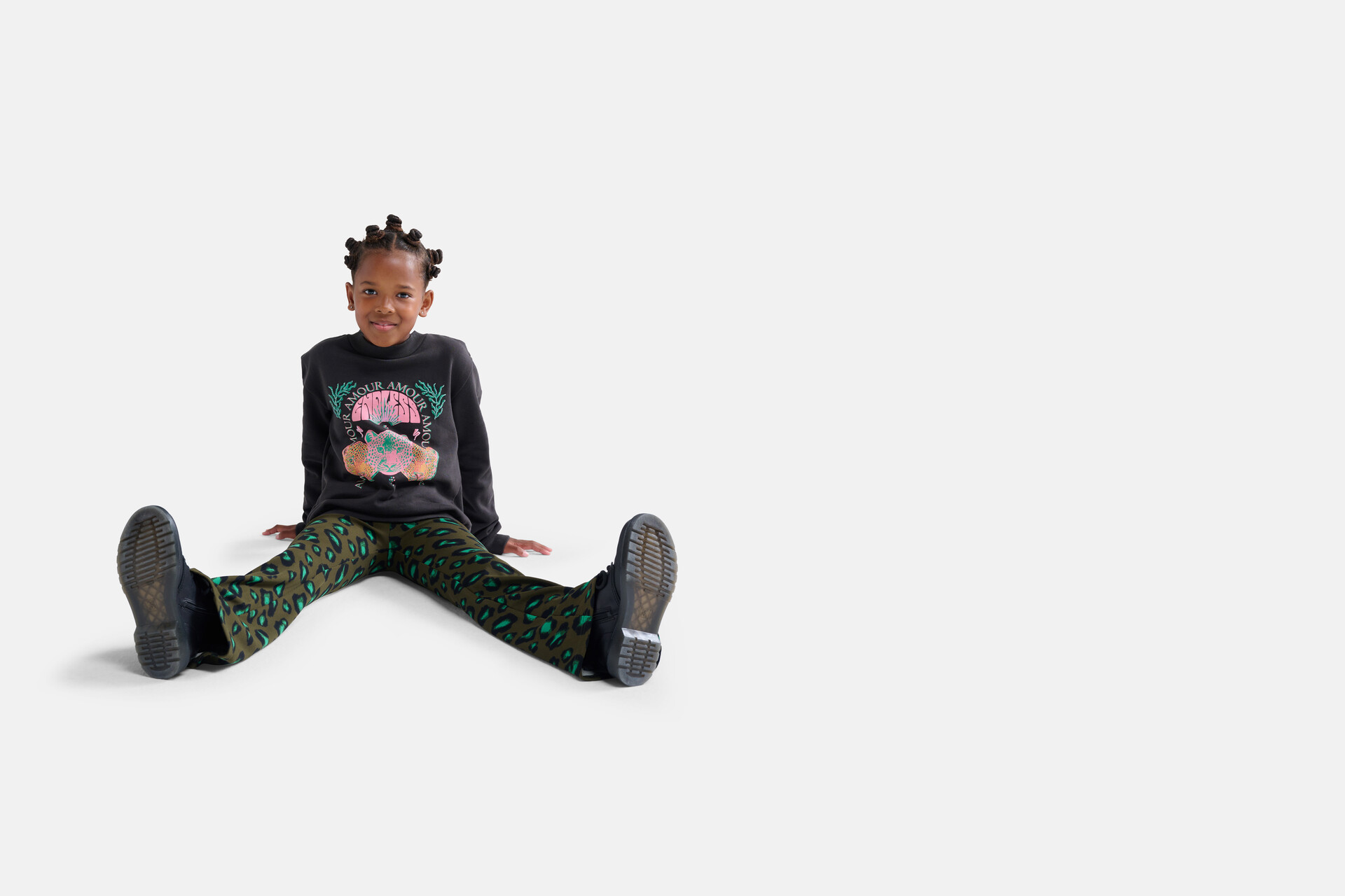 Tijger Sweater Donkergrijs SHOEBY GIRLS