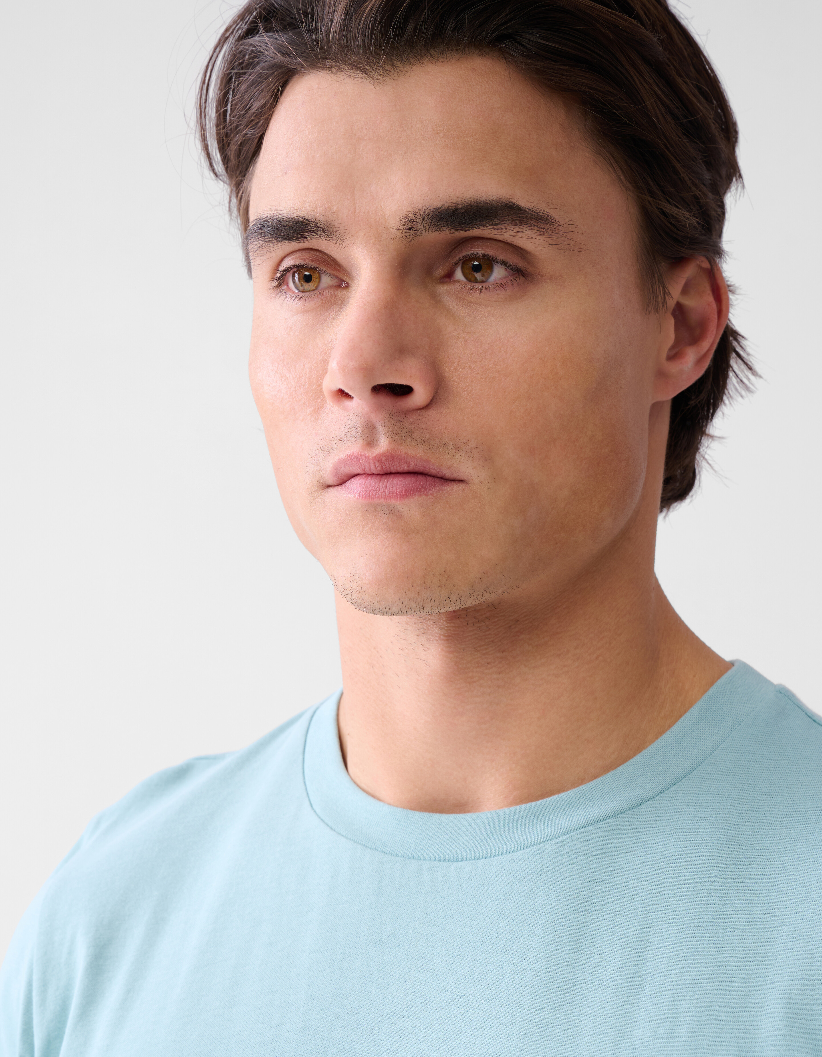 Artwork T-shirt Lichtblauw SHOEBY MEN