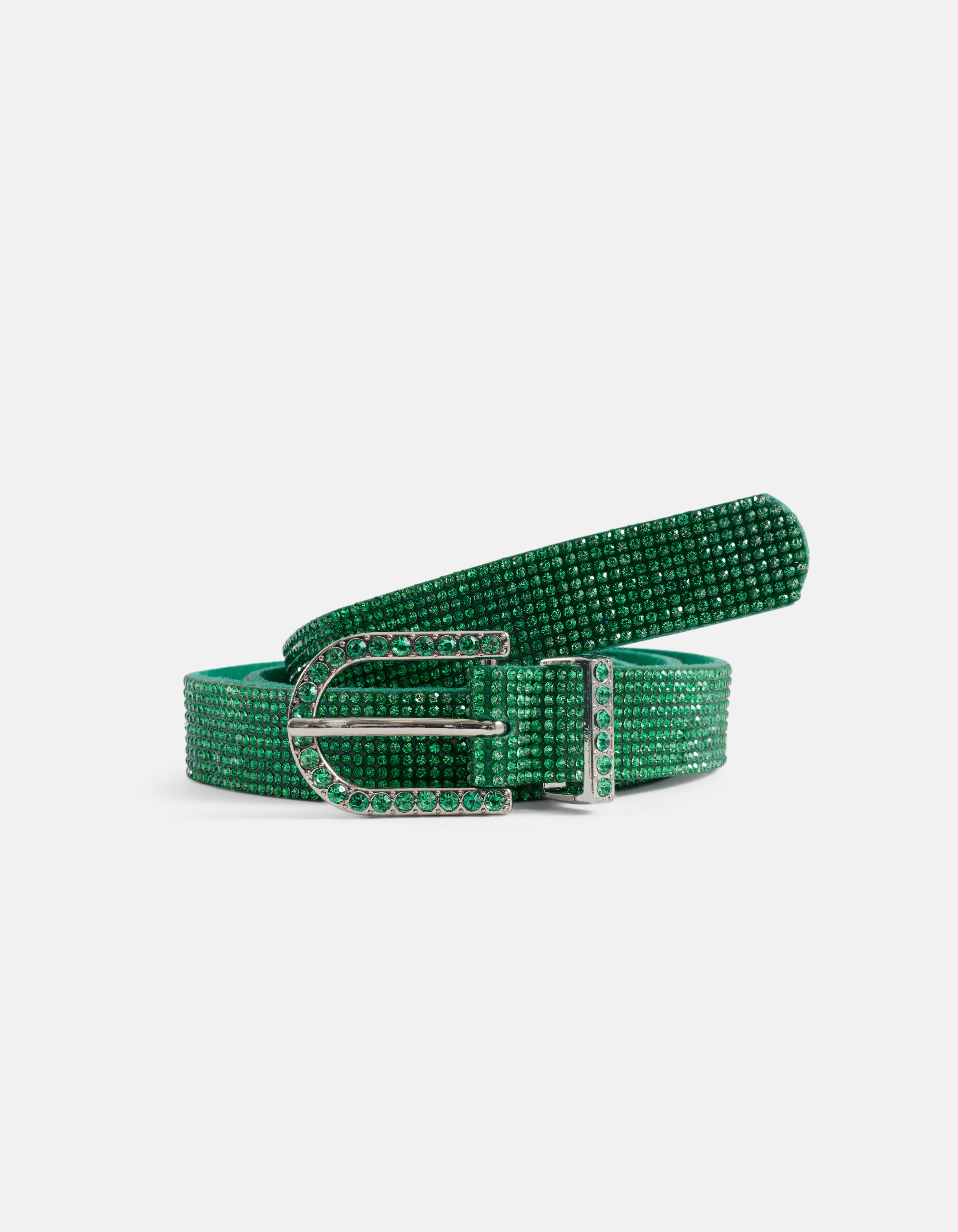 Strass Riem Groen SHOEBY ACCESSOIRES