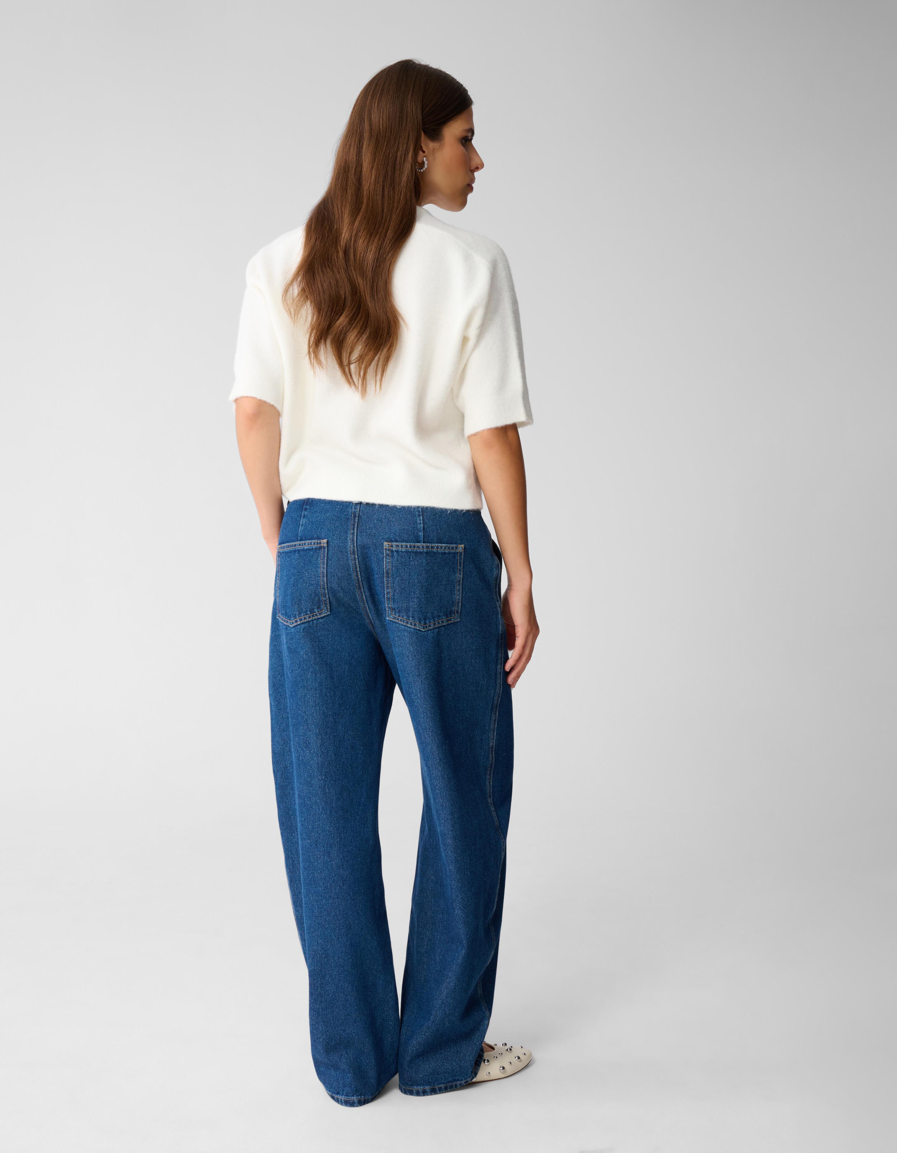 Barrel Fit Jeans Donkerblauw By Mieke SHOEBY WOMEN