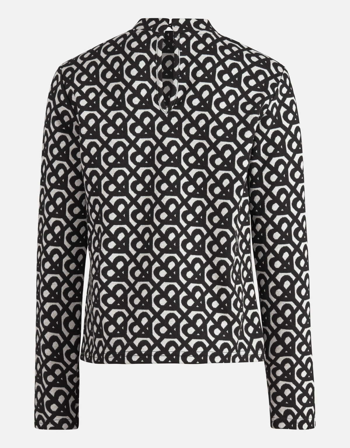 Monogram Top Zwart SHOEBY GIRLS