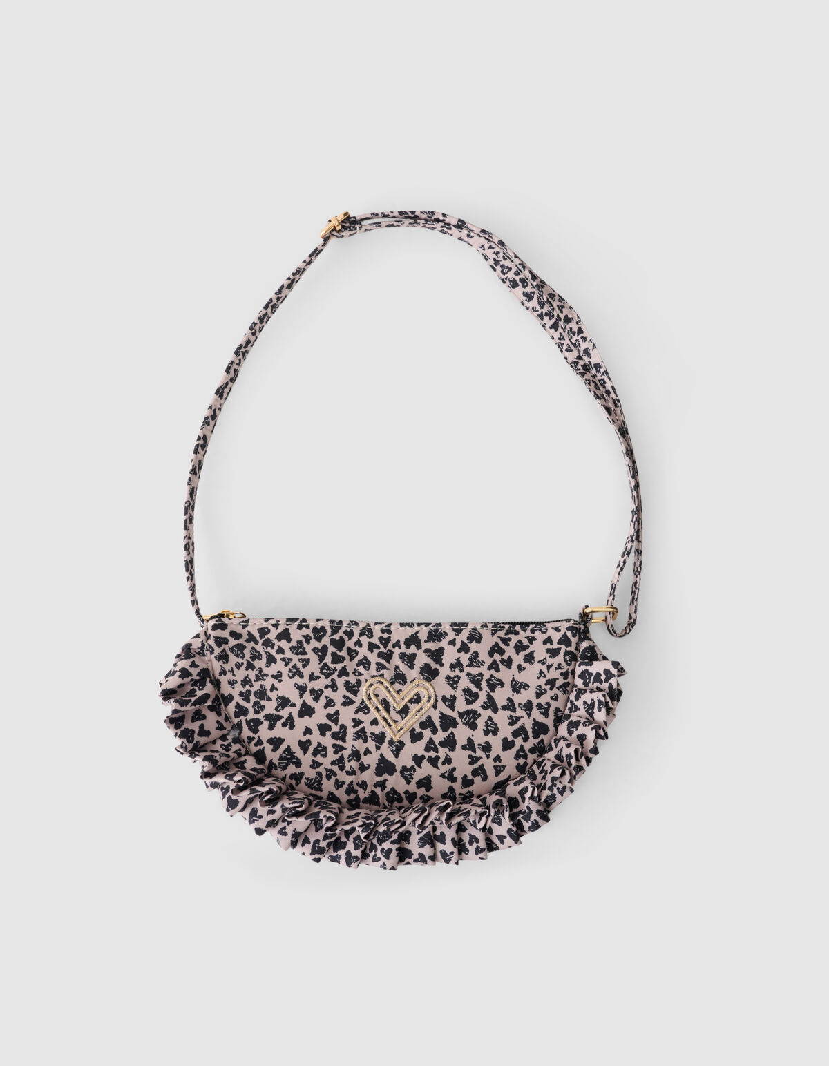 Leopard Heart Tas Zand SHOEBY ACCESSOIRES