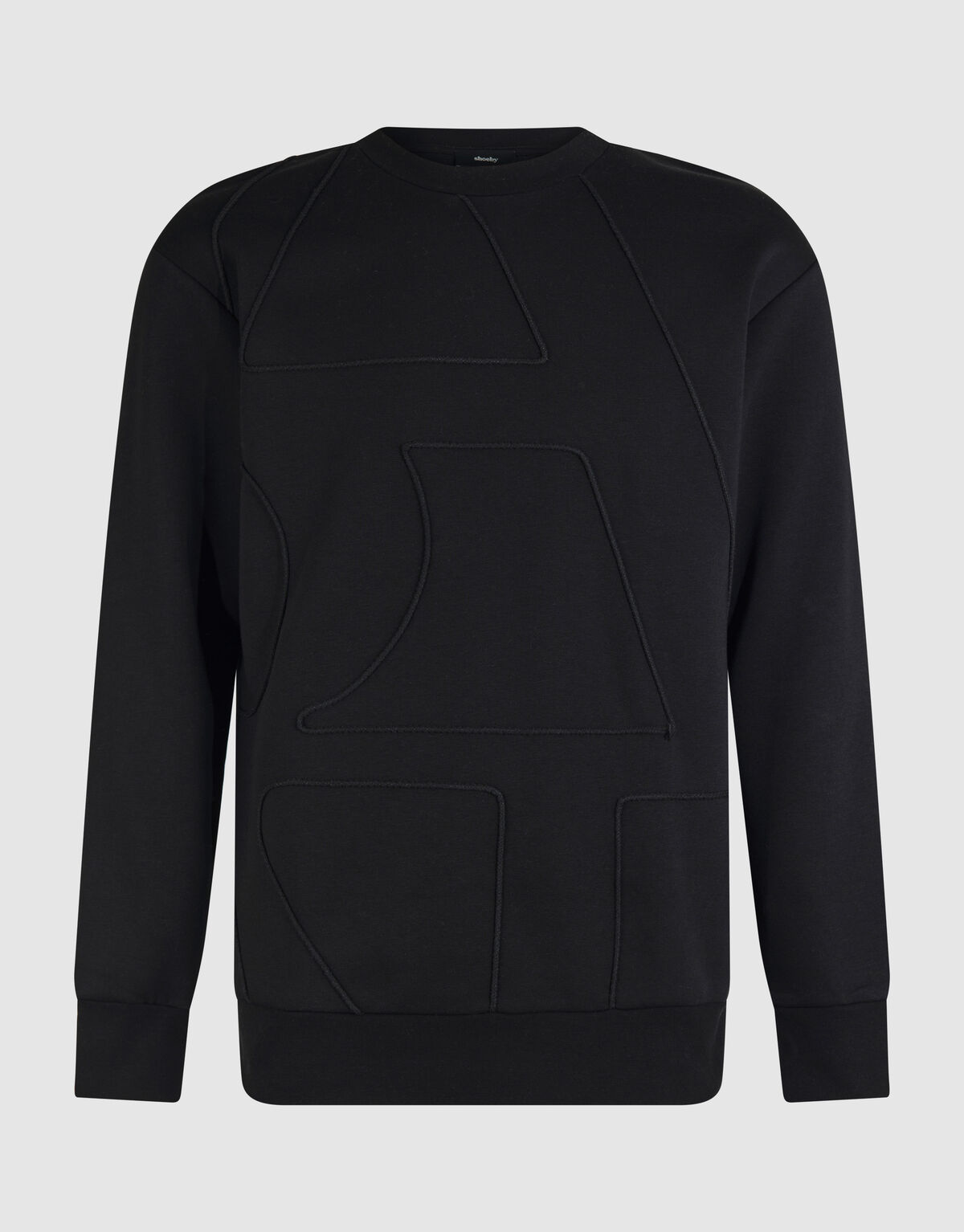 Cord Artwork Sweater Zwart SHOEBY MEN