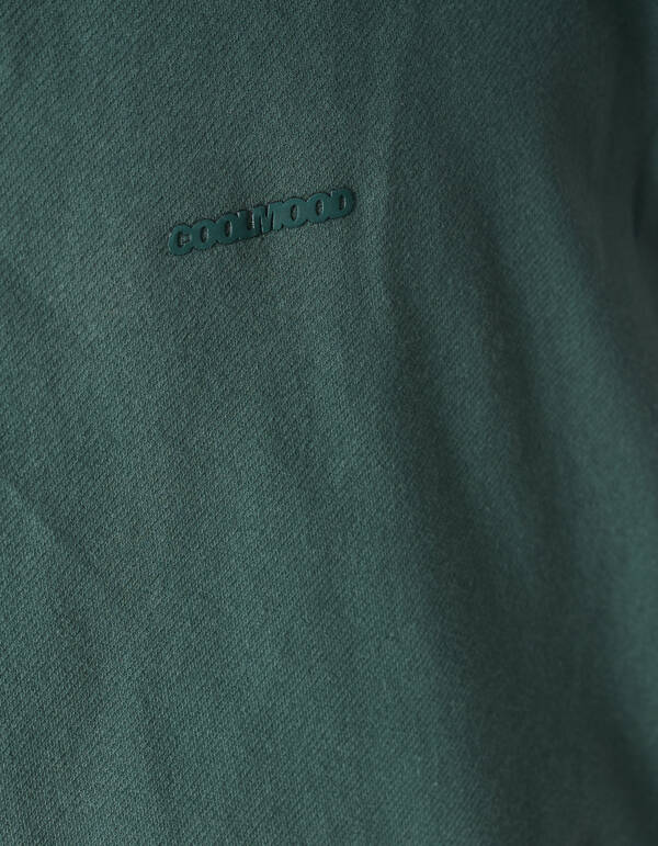 Minimal Tekst T-shirt Groen SHOEBY BOYS