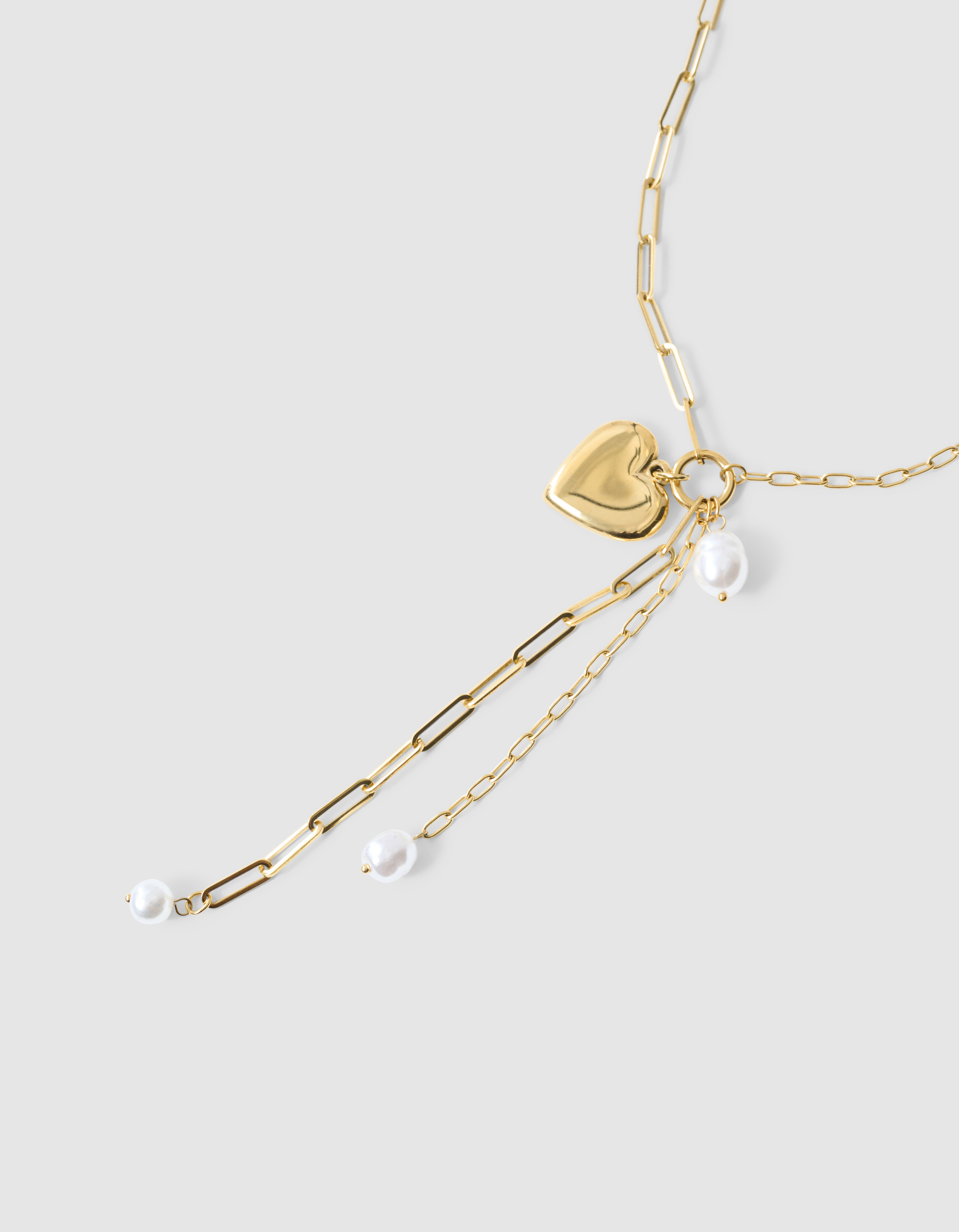 Heart Chain Ketting Goud SHOEBY ACCESSOIRES