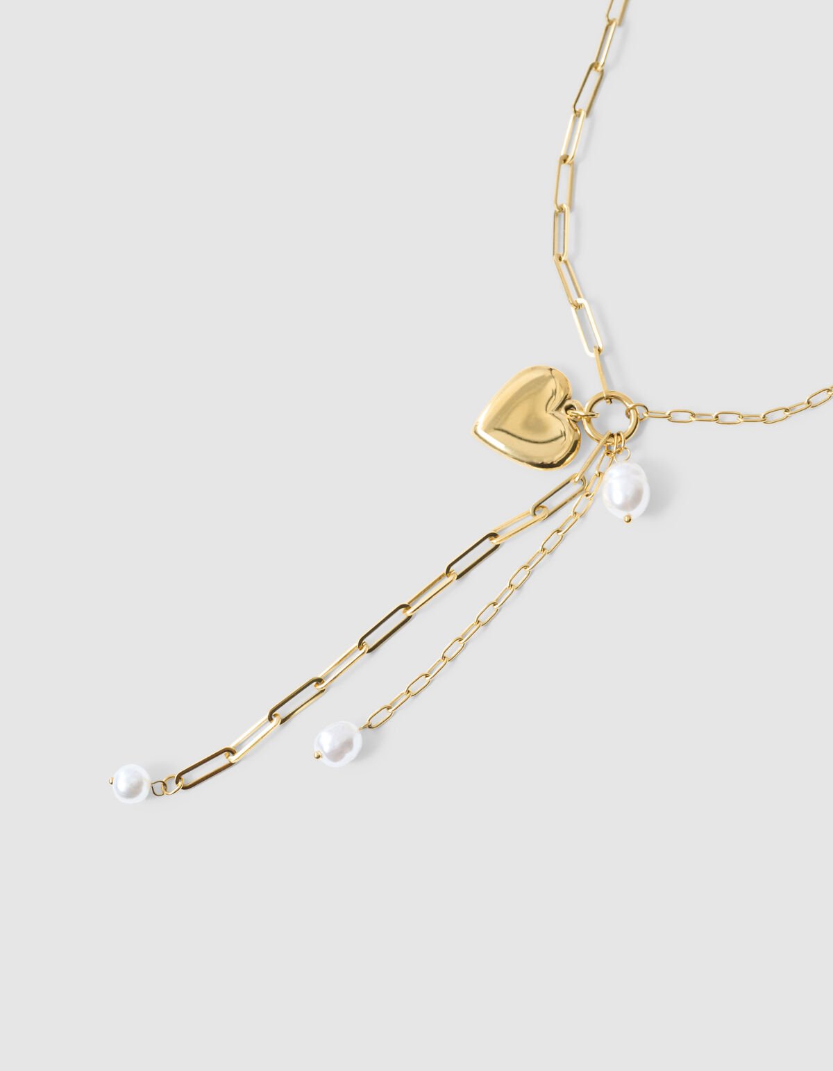 Heart Chain Ketting Goud SHOEBY ACCESSOIRES
