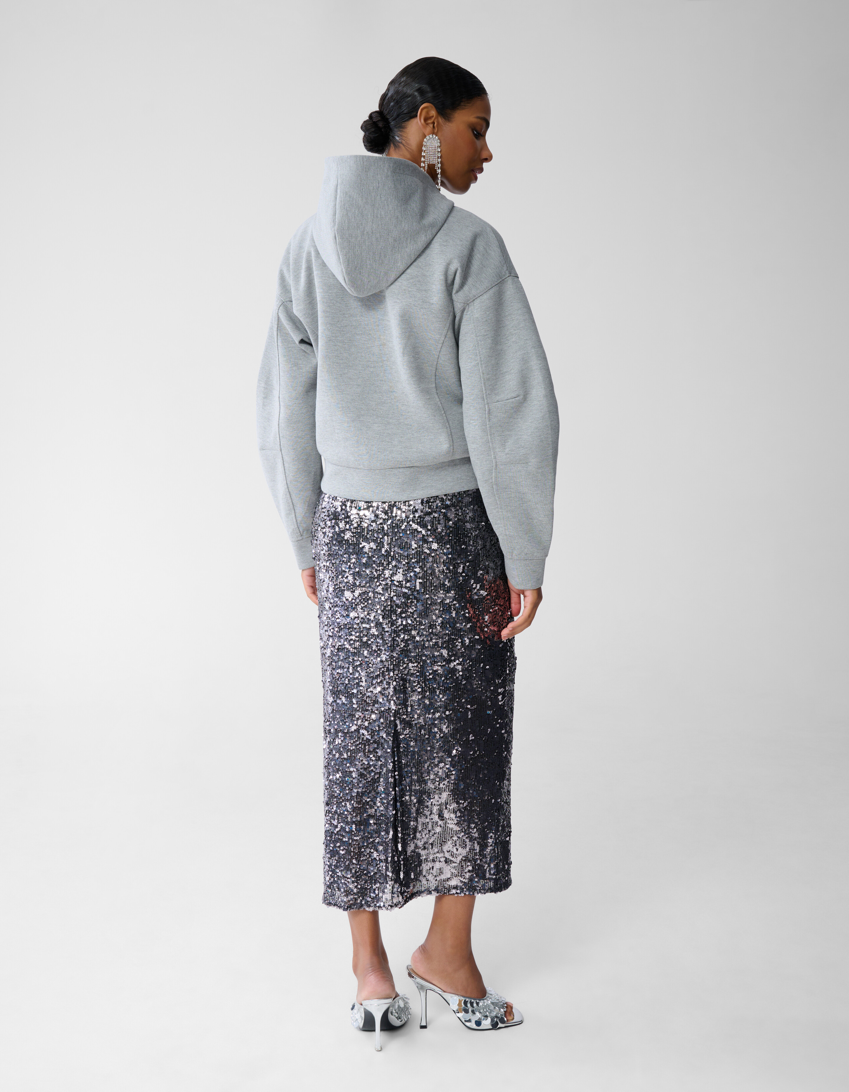Oversized Vest Lichtgrijs By Fred SHOEBY WOMEN