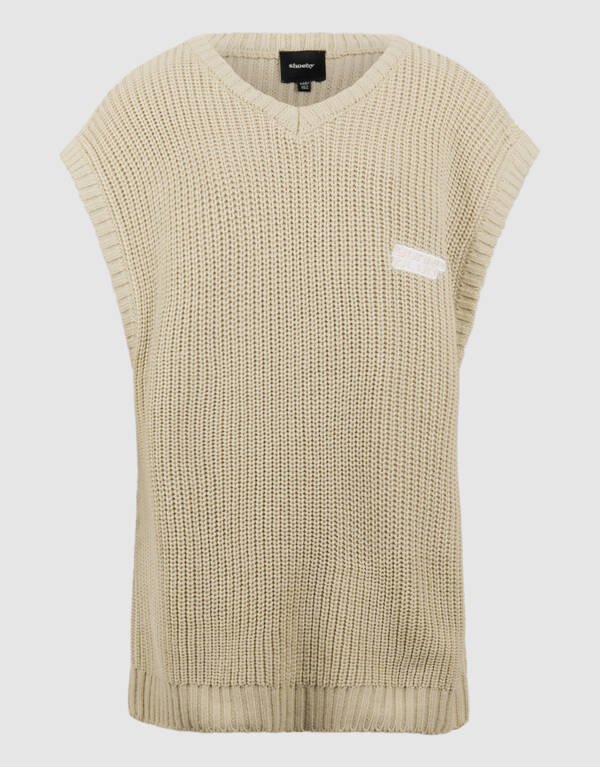 Gebreide Spencer Beige SHOEBY BOYS