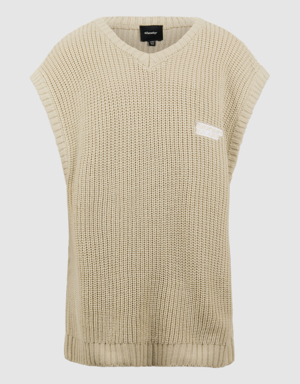 Gebreide Spencer Beige SHOEBY BOYS