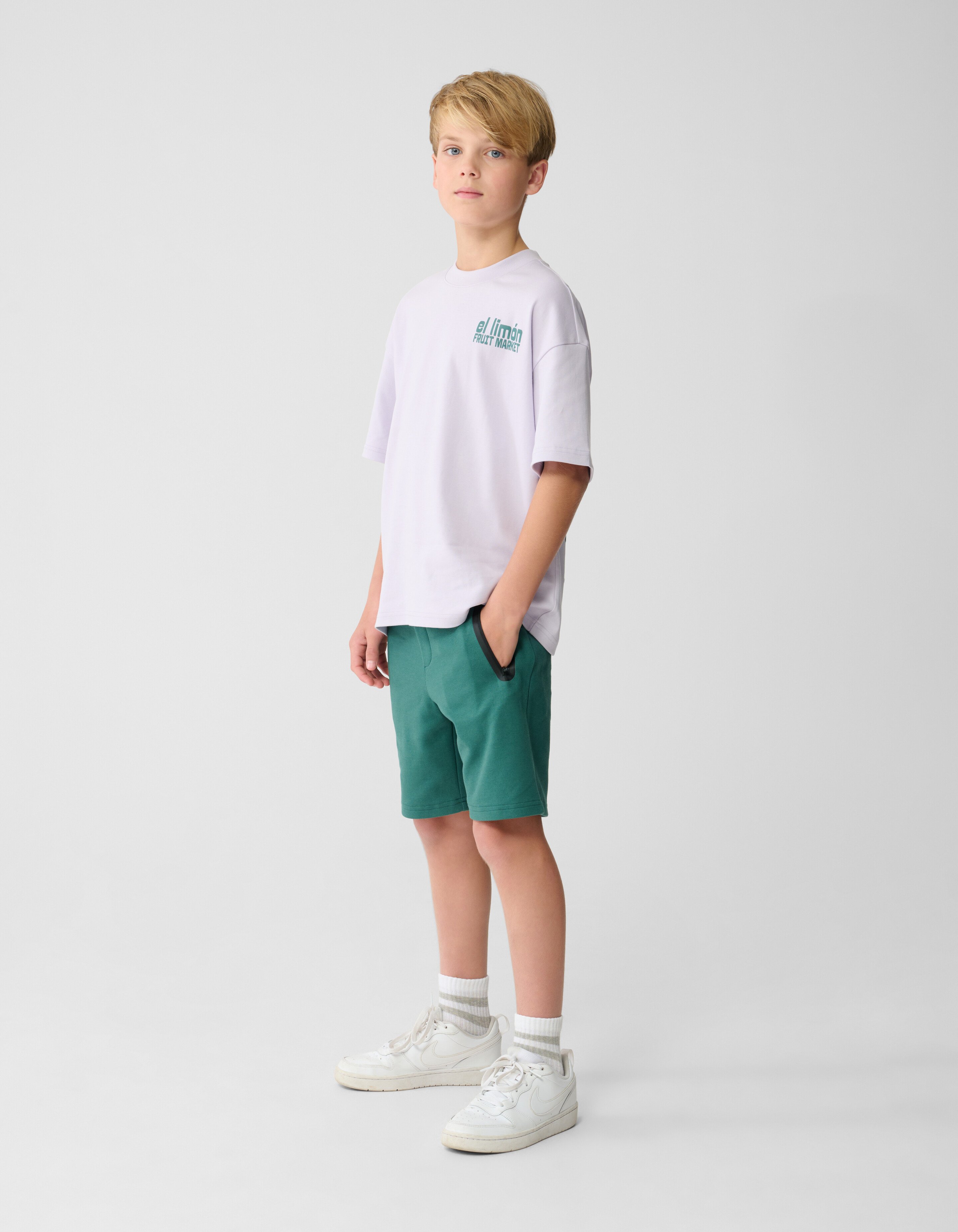 Tech Short Donkergroen SHOEBY BOYS