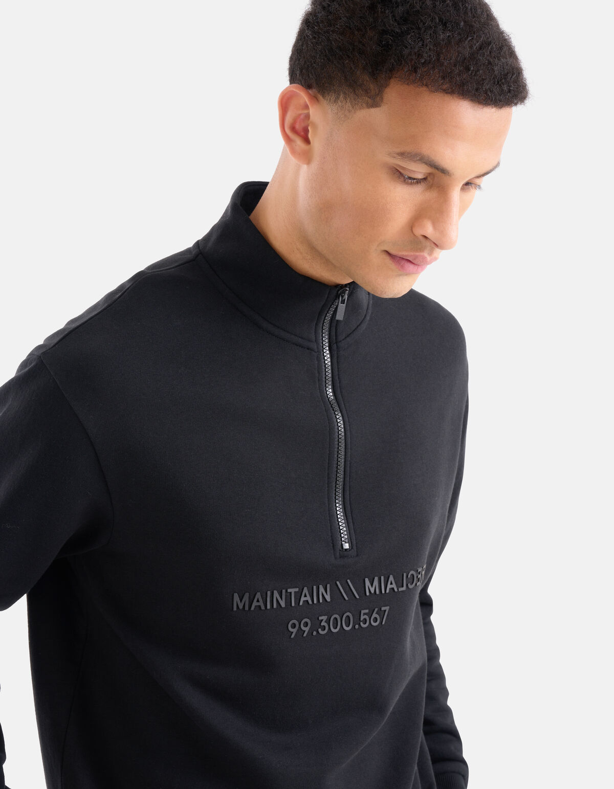 Rits Sweater Zwart SHOEBY MEN