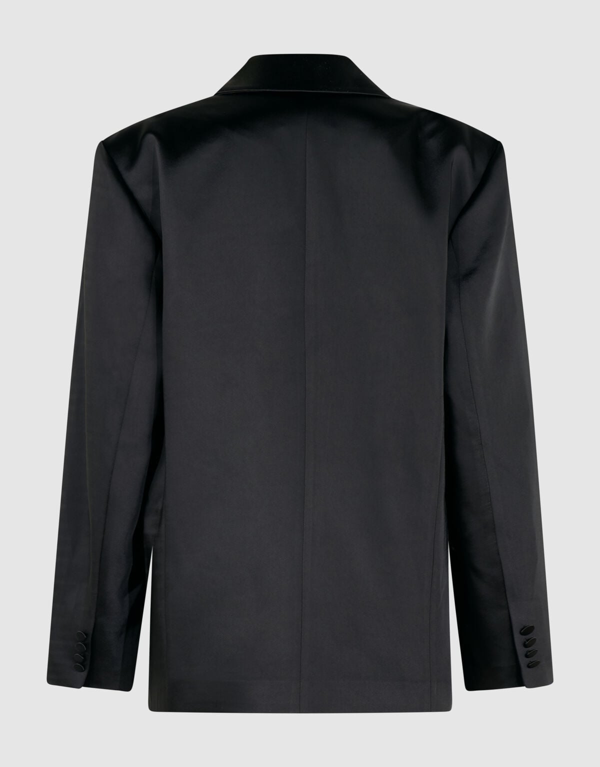 Oversized Satijnen Blazer Zwart SHOEBY WOMEN