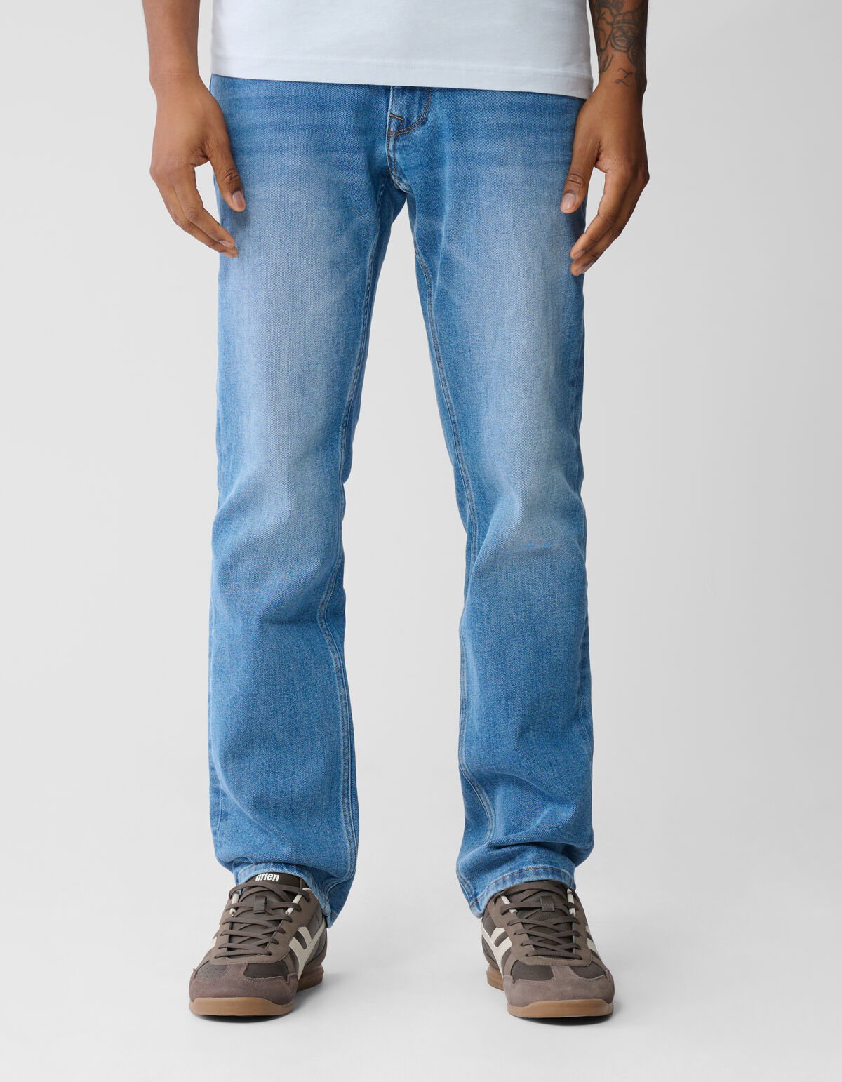 Straight Fit Jeans Midblue L32 SHOEBY MEN