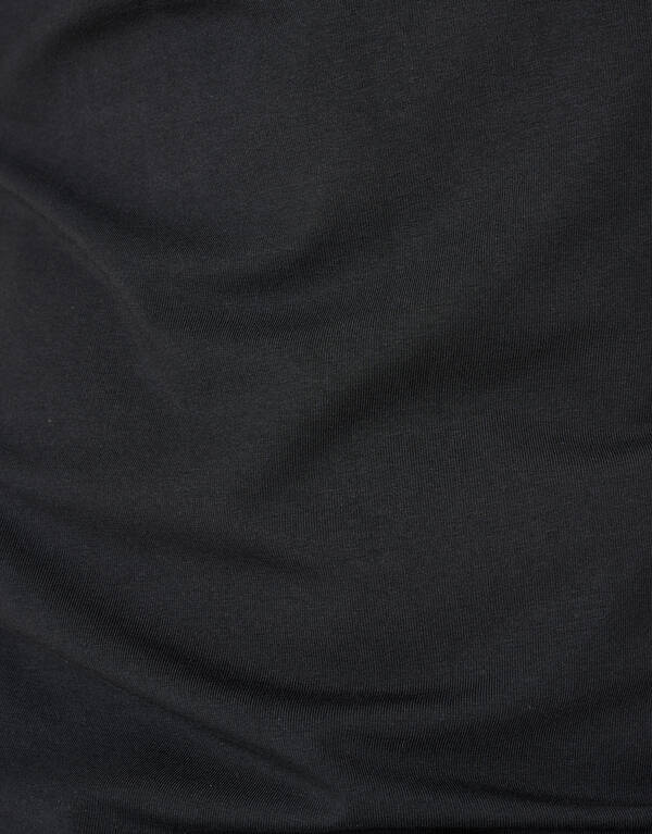 Basis V-hals T-shirt Zwart SHOEBY MEN