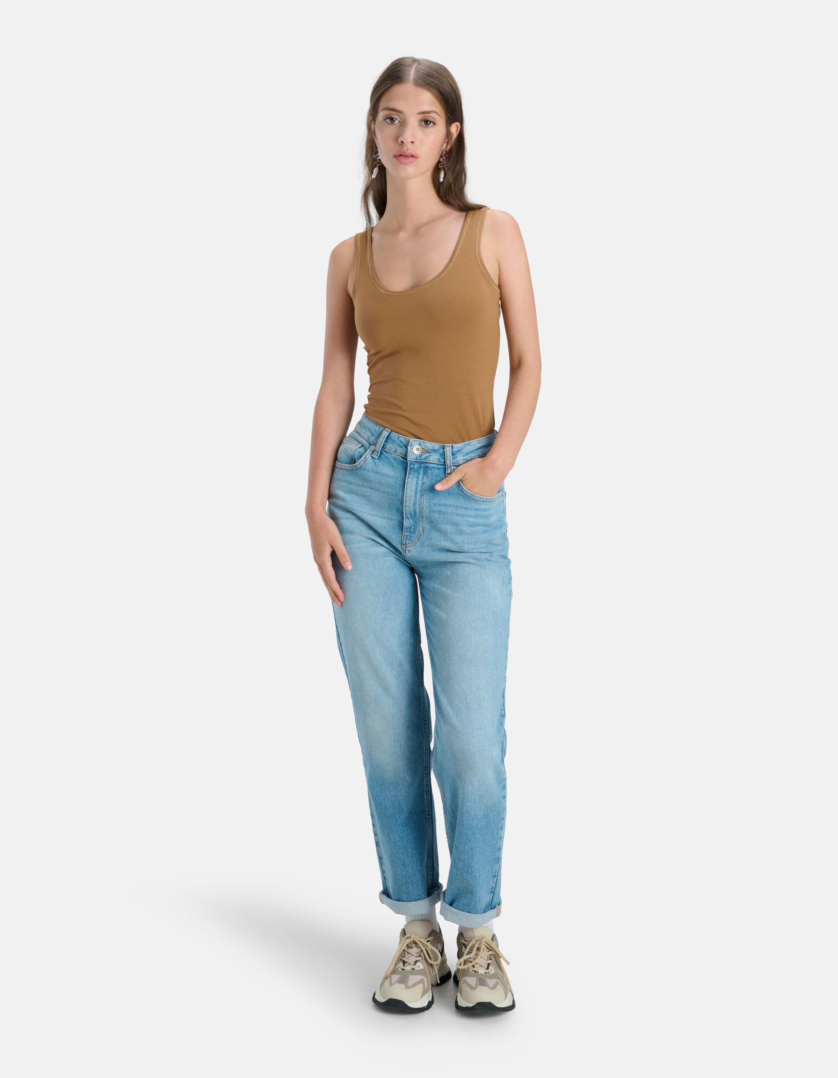 Basis Tanktop Bruin SHOEBY WOMEN