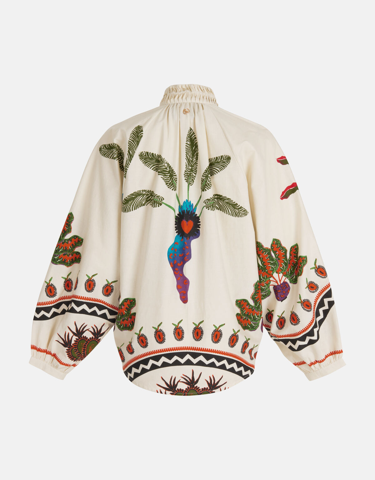 Printed Blouse Gebroken Wit By Lonneke SHOEBY WOMEN