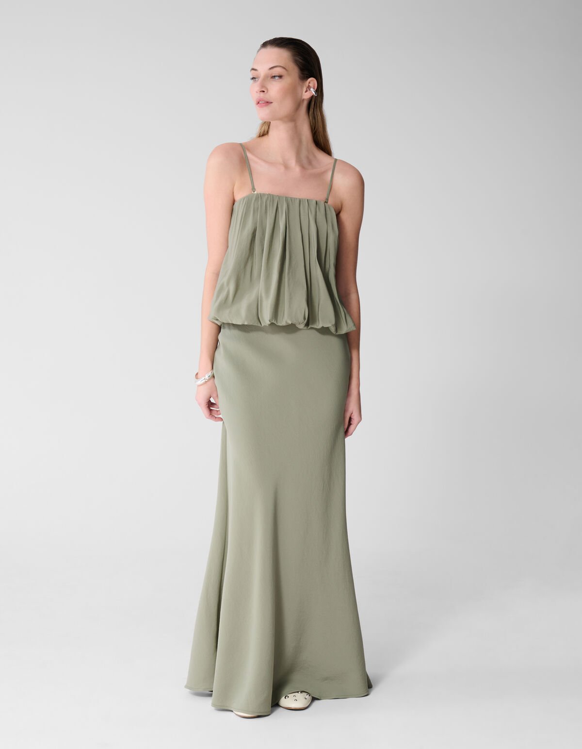 Maxi Rok Lichtgroen By Lonneke SHOEBY WOMEN