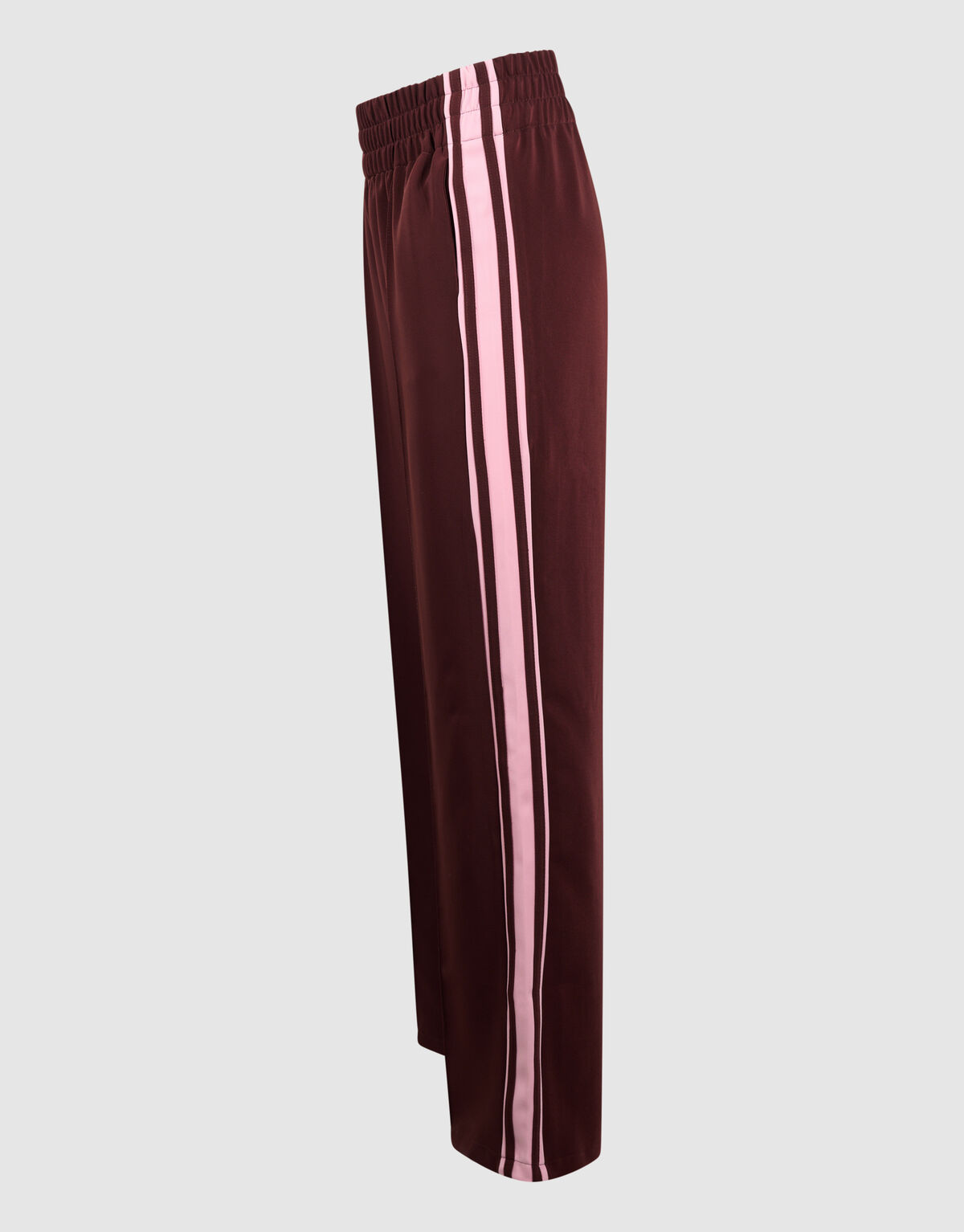 Sporty Wide Leg Broek Donkerrood SHOEBY WOMEN