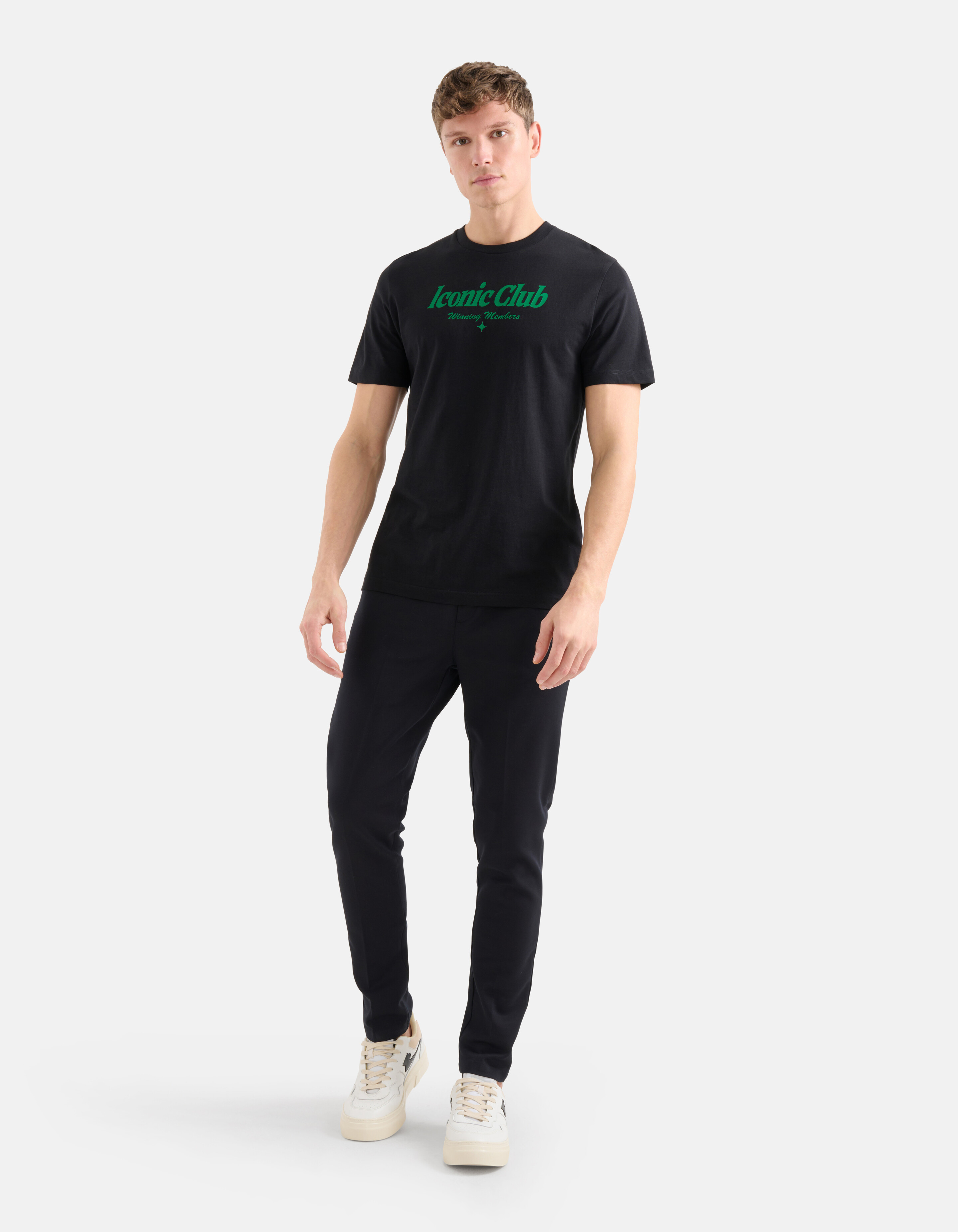 Print T-shirt Zwart SHOEBY MEN