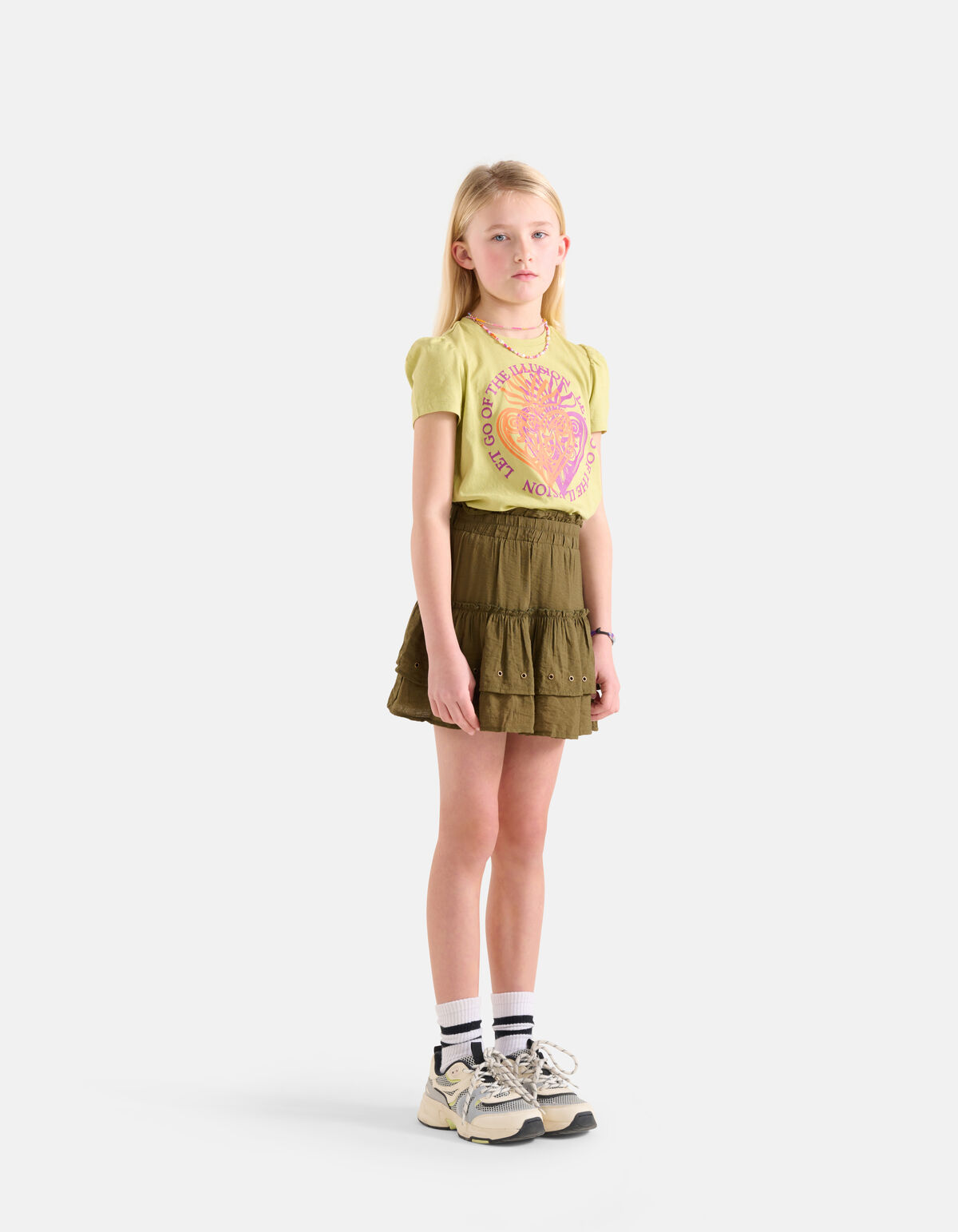 Studs Rok Donkergroen SHOEBY GIRLS