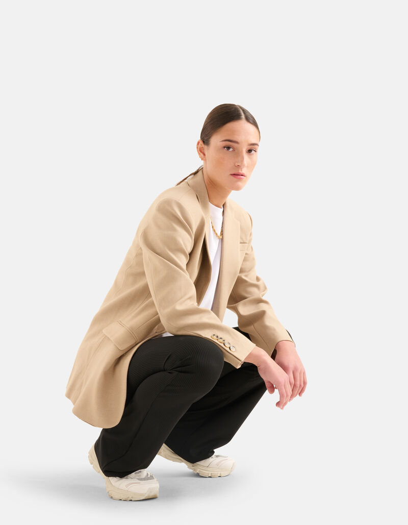 Rib Flared Broek
