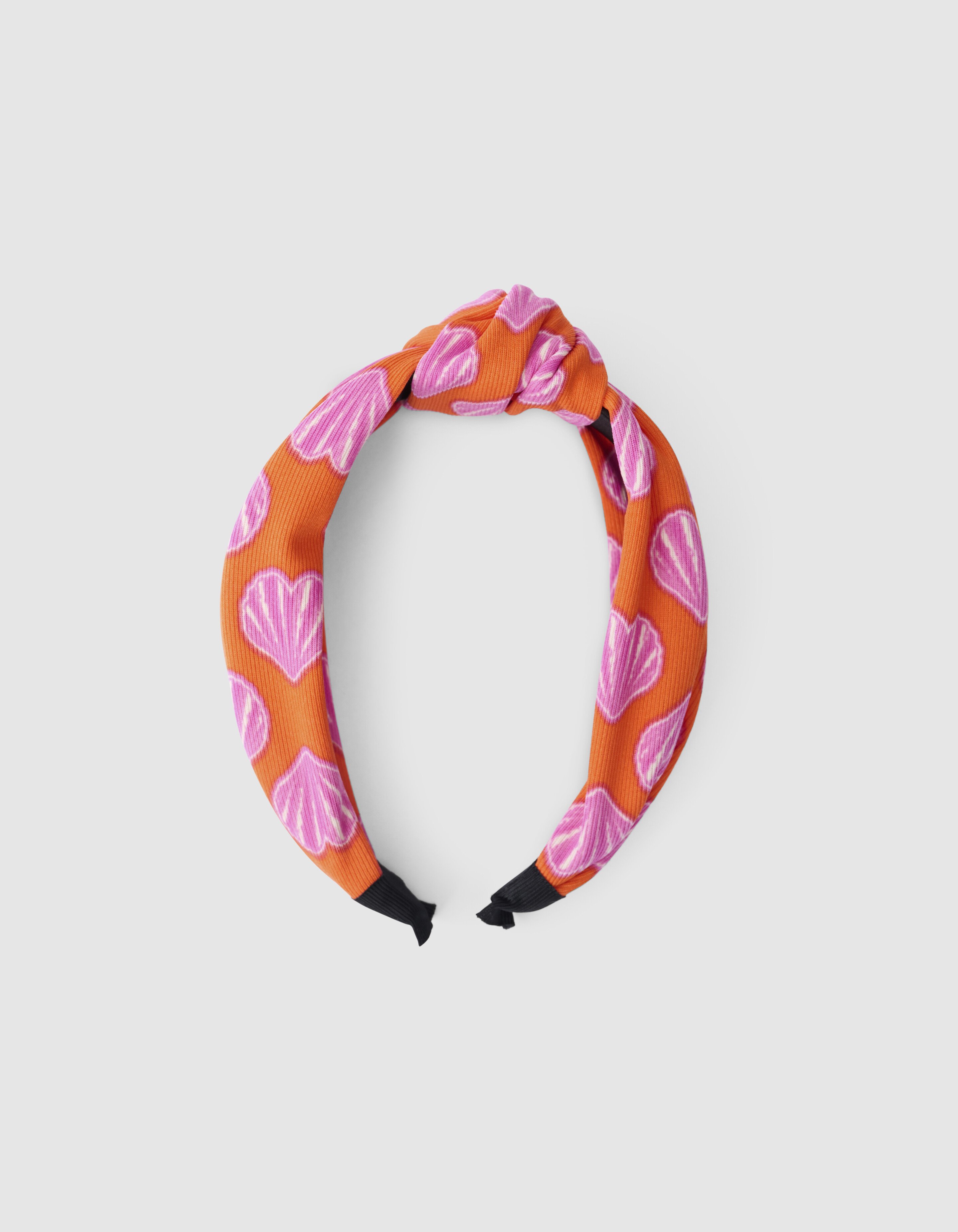 Schelpen Haarband Oranje SHOEBY ACCESSOIRES