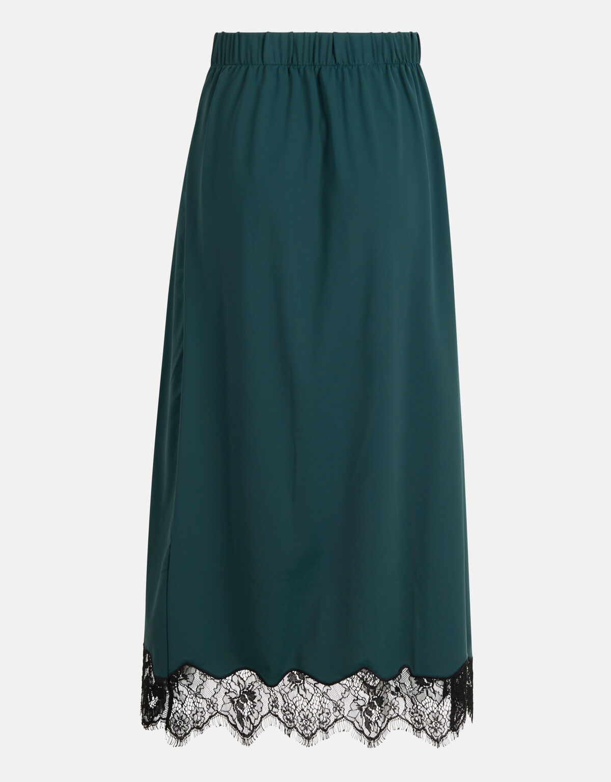 Kanten Travel Rok Donkergroen SHOEBY WOMEN