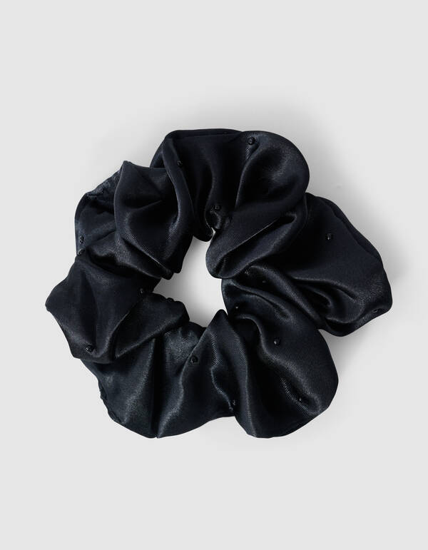 Strass Scrunchie Zwart SHOEBY ACCESSOIRES