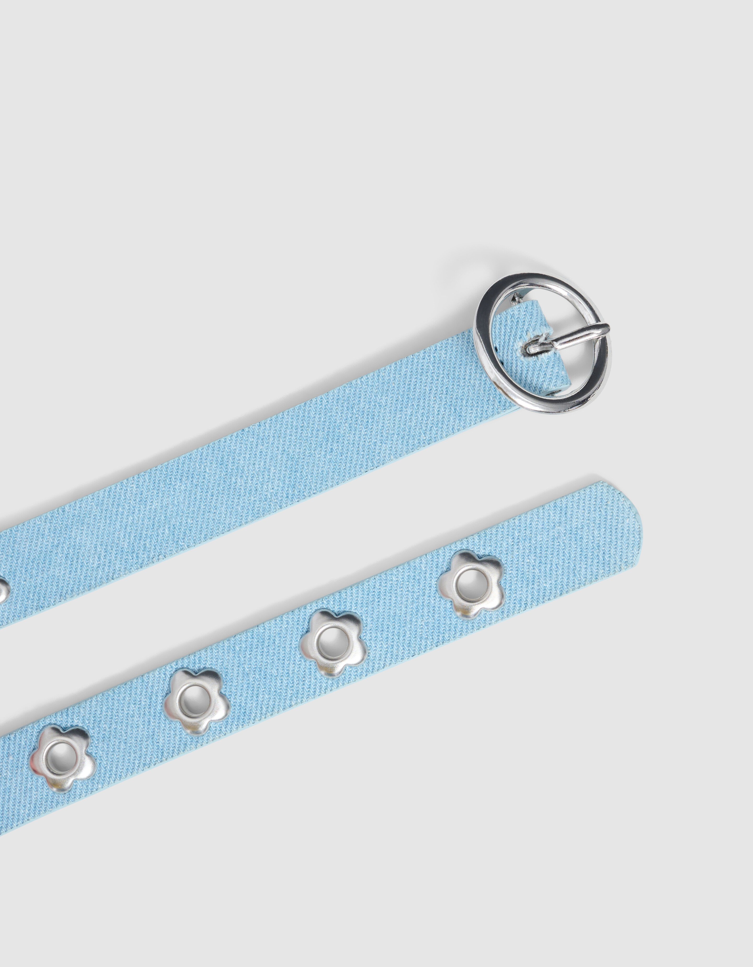 Flower Riem Lichtblauw SHOEBY ACCESSOIRES