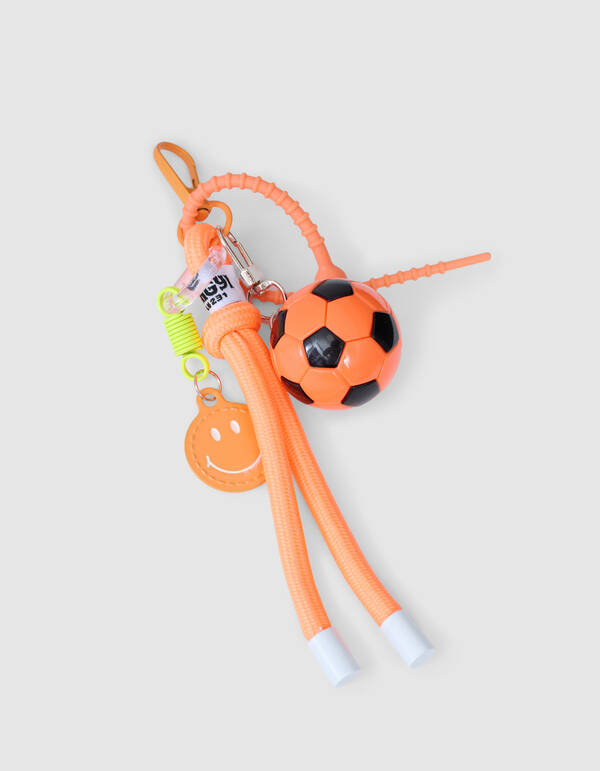 Sporty Smile Sleutelhanger Oranje SHOEBY ACCESSOIRES