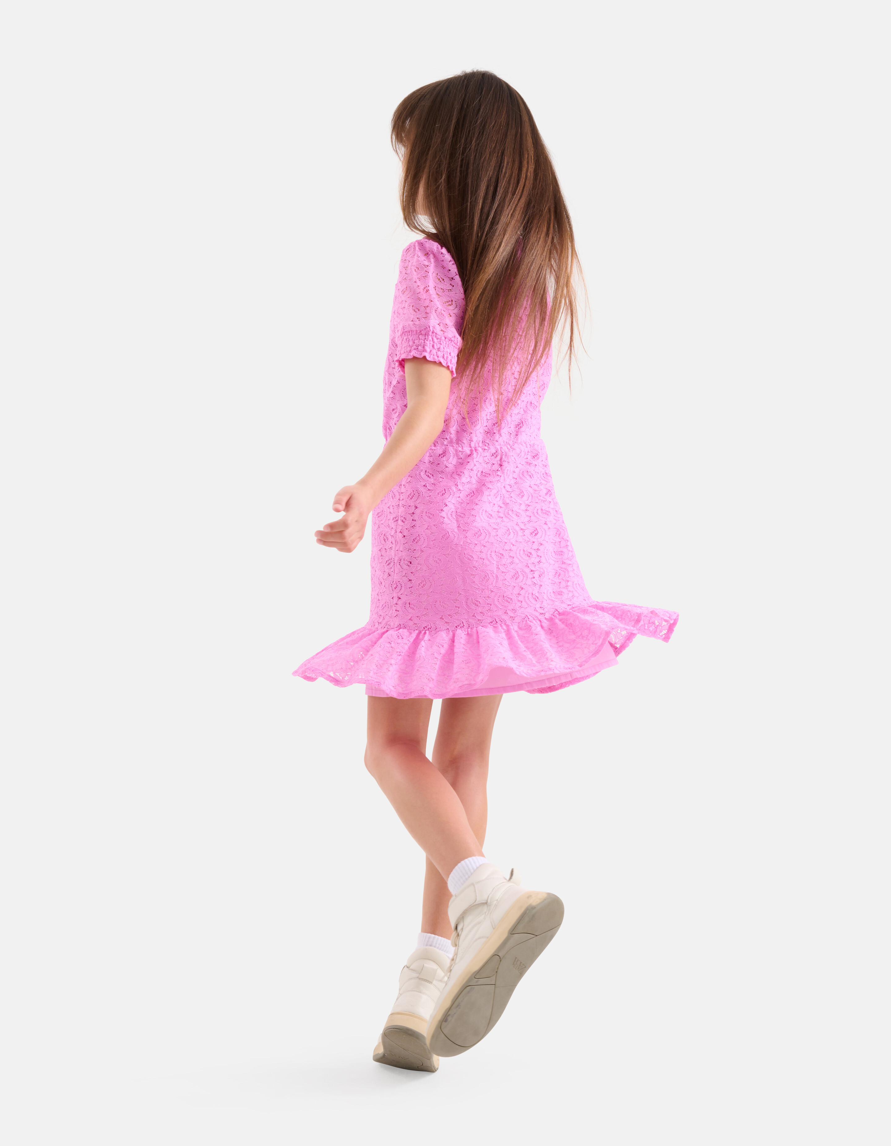 Kanten Jurk Roze SHOEBY GIRLS
