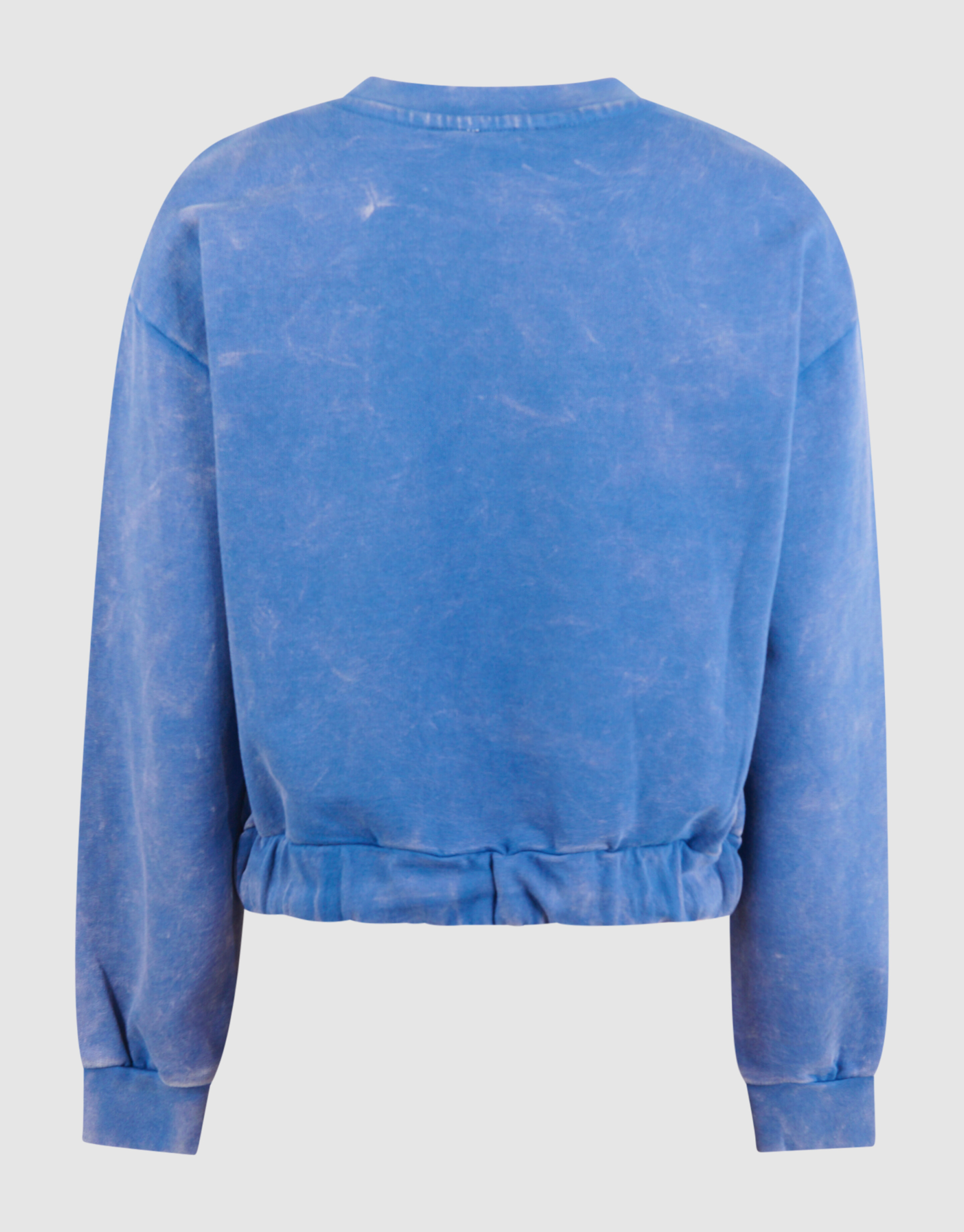 Heart Washed Sweater Blauw SHOEBY GIRLS