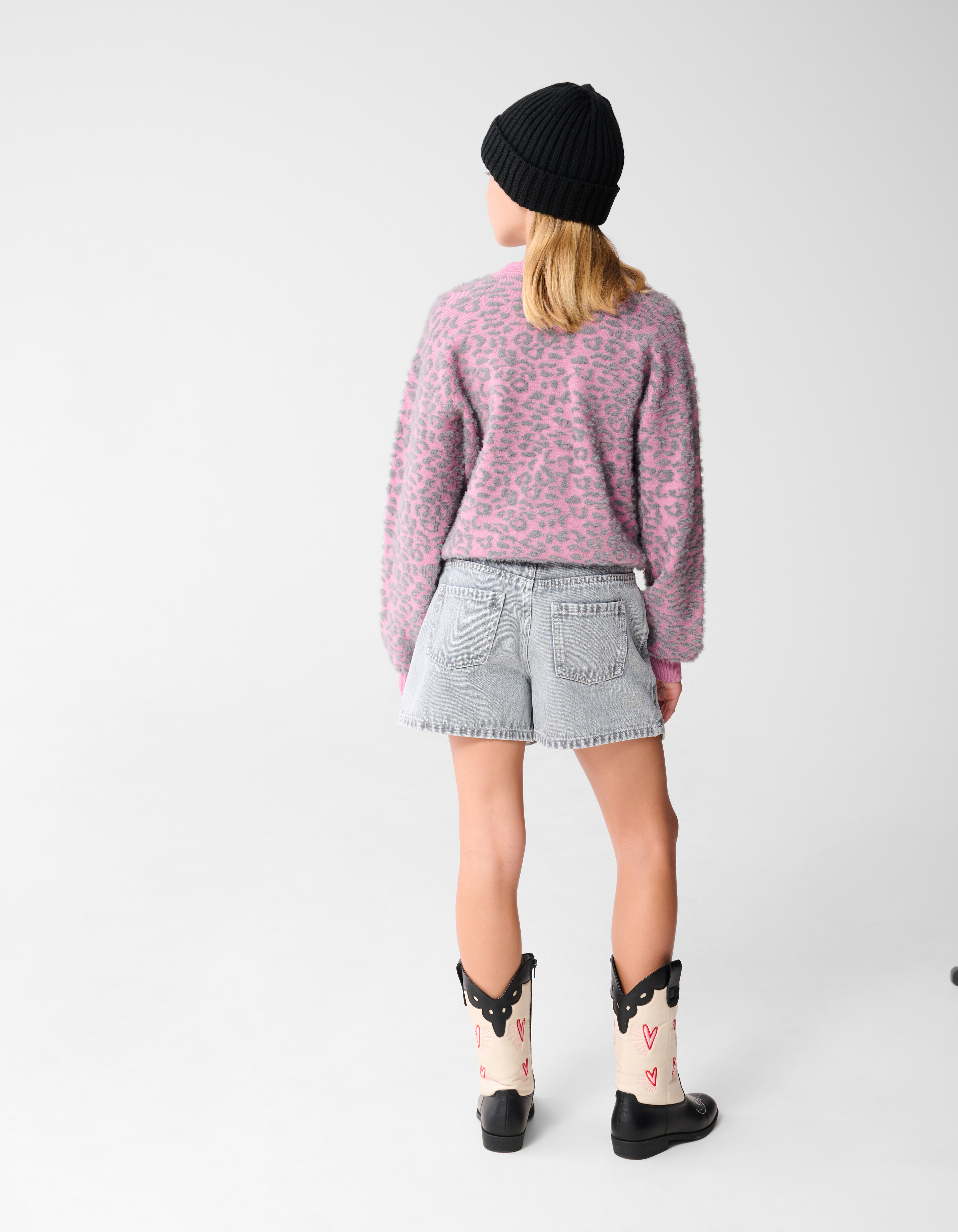 Heart Wrap Skort Lichtgrijs SHOEBY GIRLS