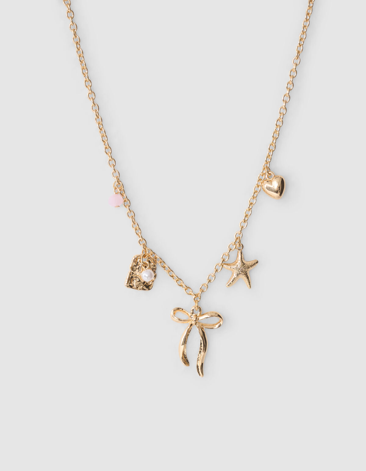 Charm Strik Ketting Goud SHOEBY ACCESSOIRES