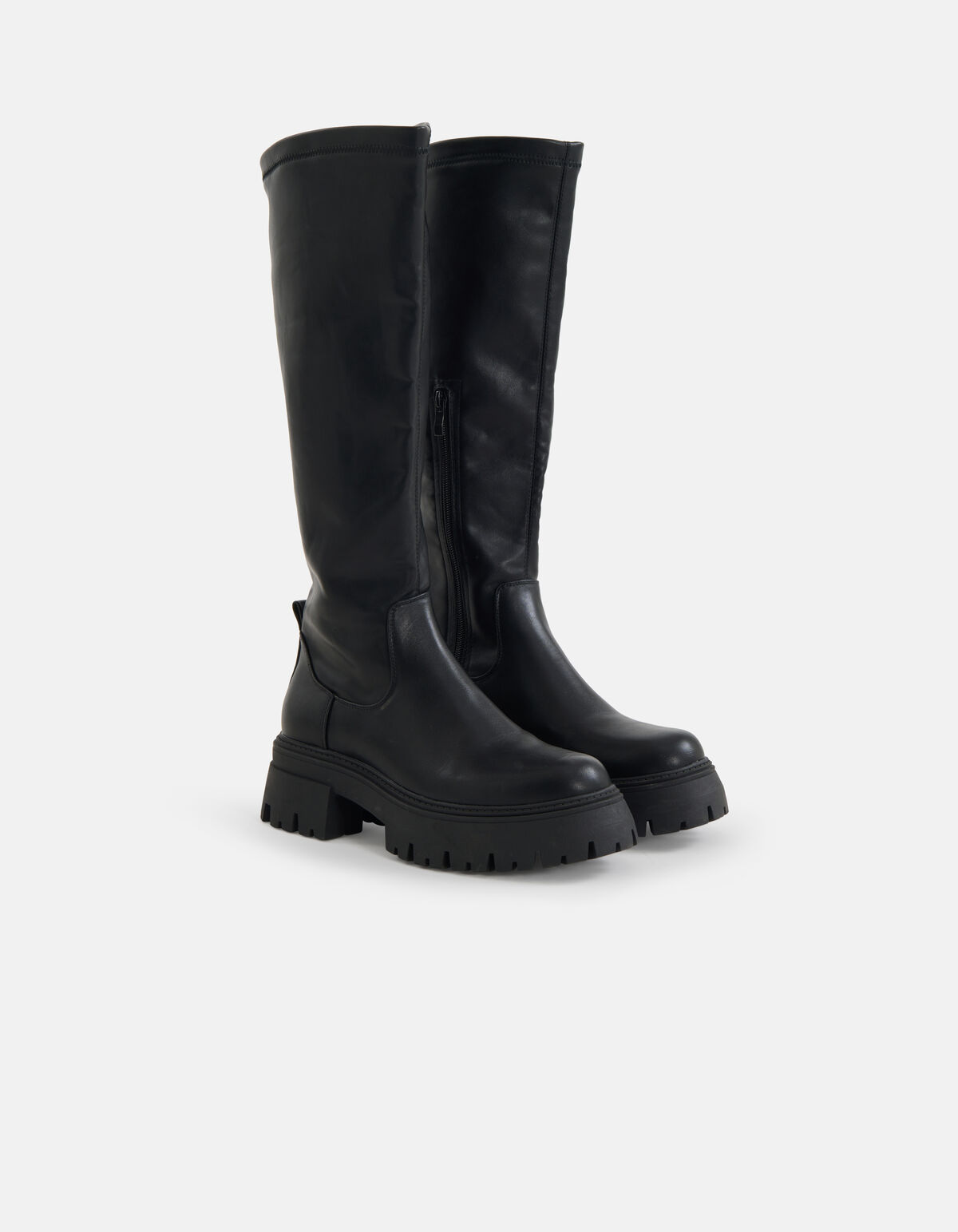 Chunky Stretch Laarzen Zwart SHOEBY SHOES