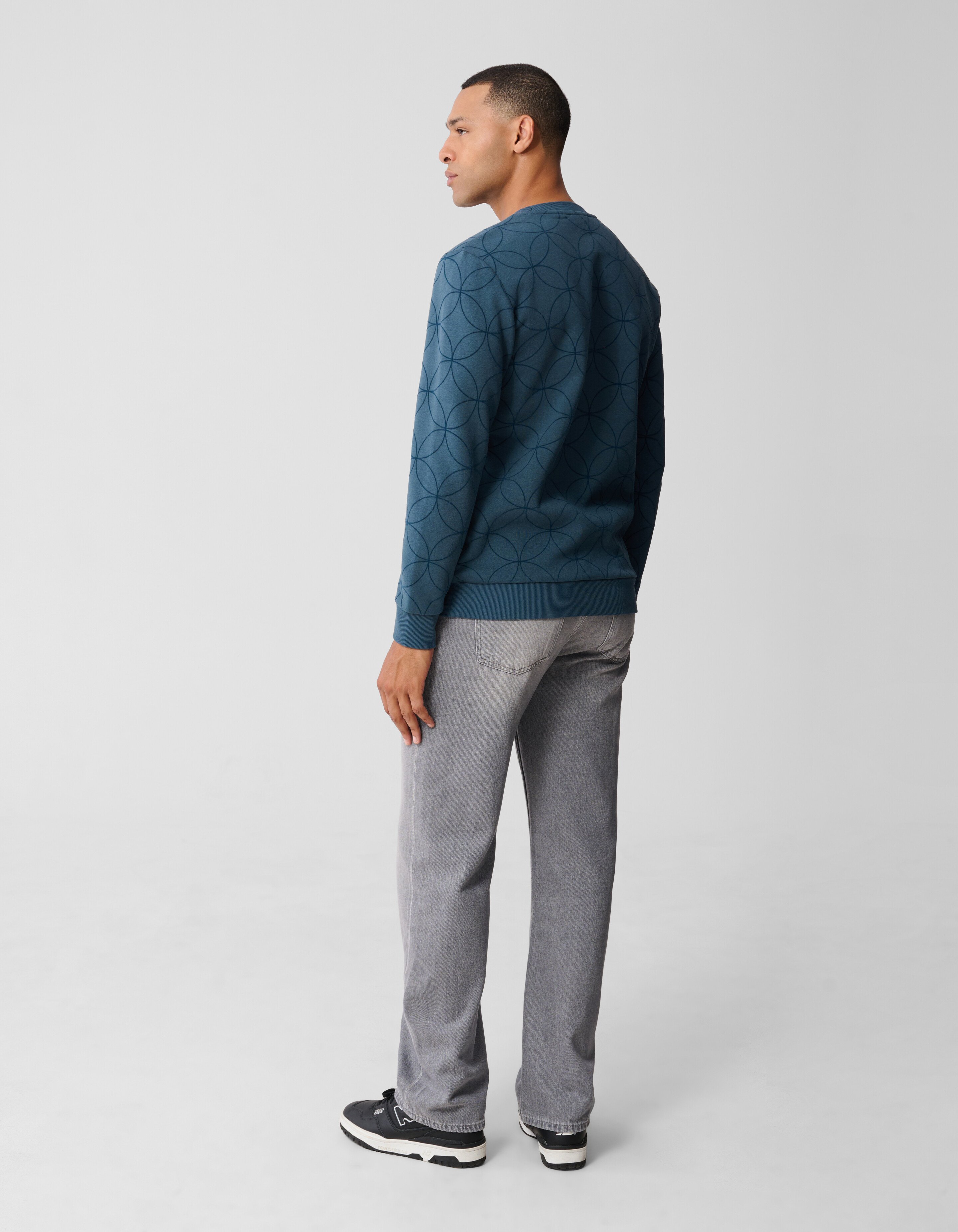 Flock Spark Sweater Blauw SHOEBY MEN