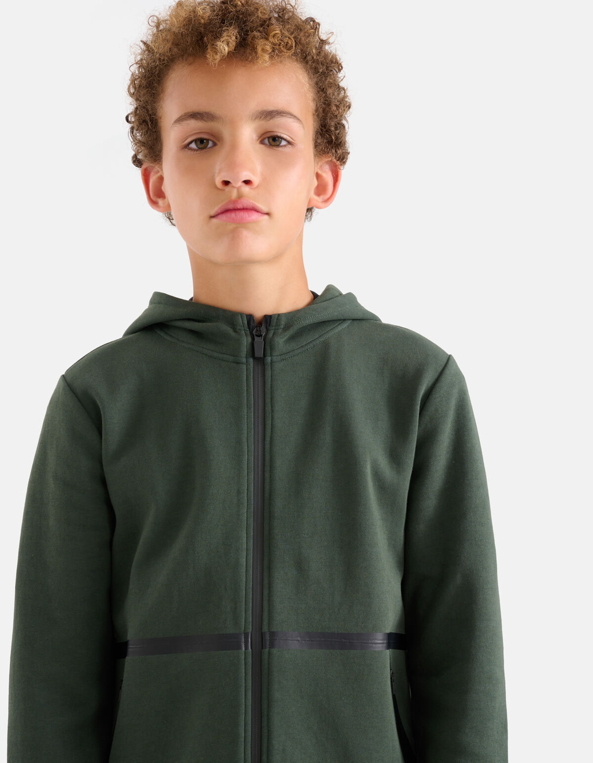 Regular Fit Vest Donkergroen SHOEBY BOYS