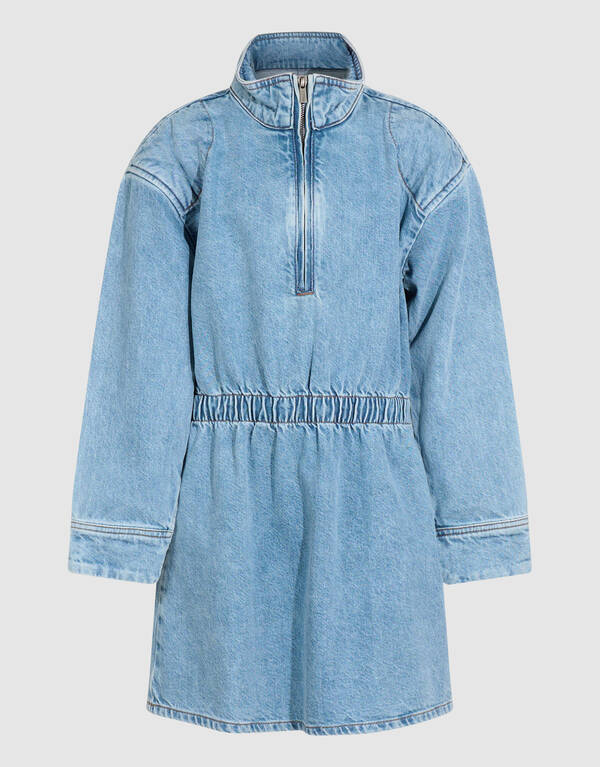 Denim Jurk Blauw SHOEBY GIRLS