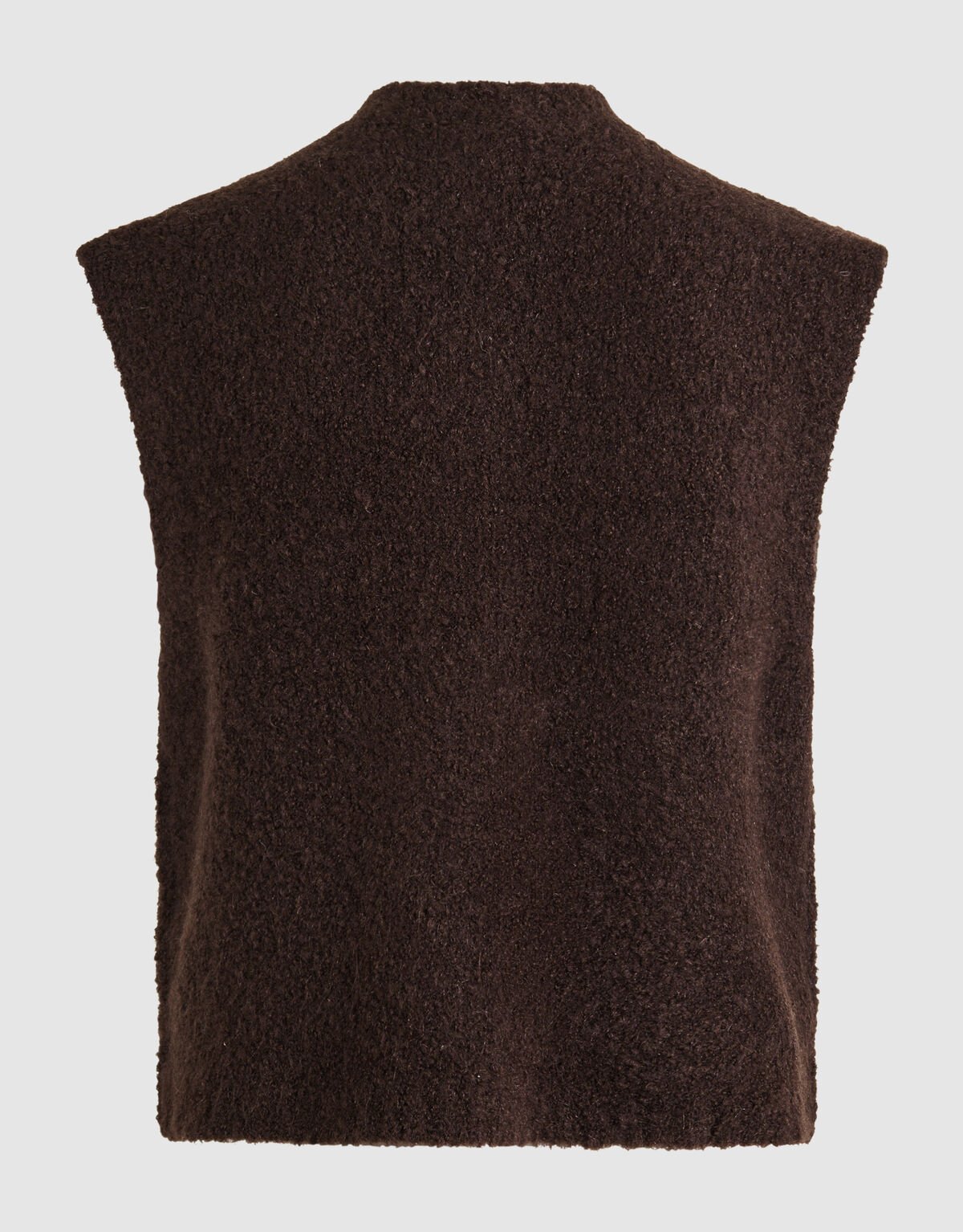 Teddy Knit Gilet Bruin SHOEBY WOMEN