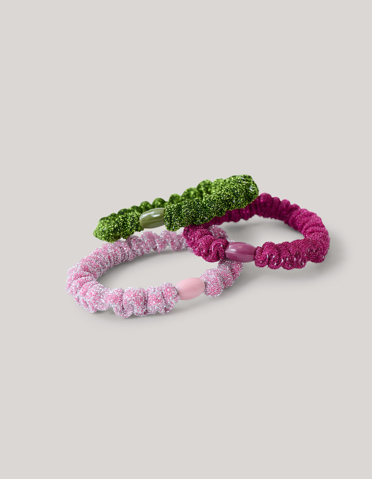 Glitter Elastiek Set Meerkleurig SHOEBY ACCESSOIRES