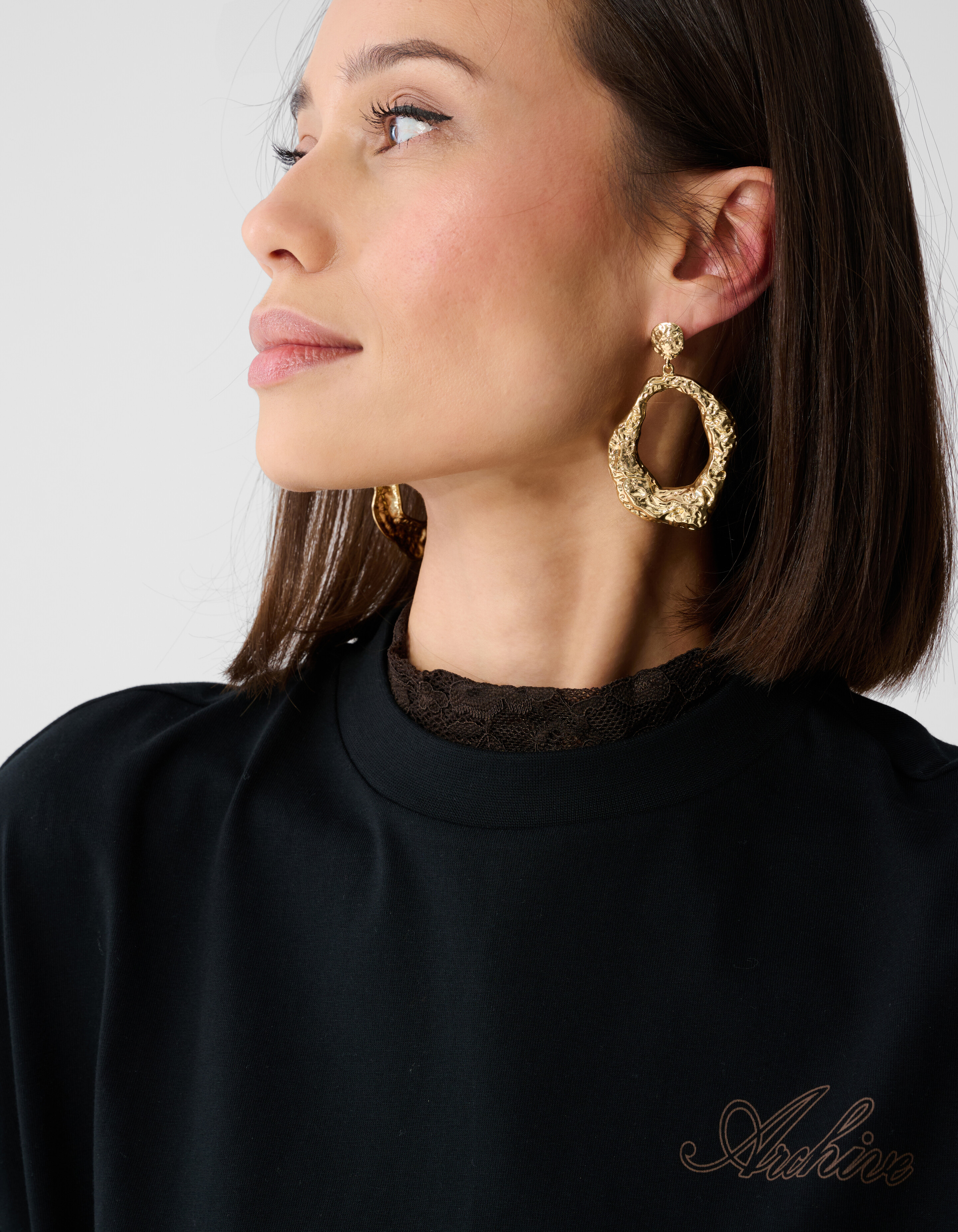 Heart Back Artwork T-shirt Zwart SHOEBY WOMEN