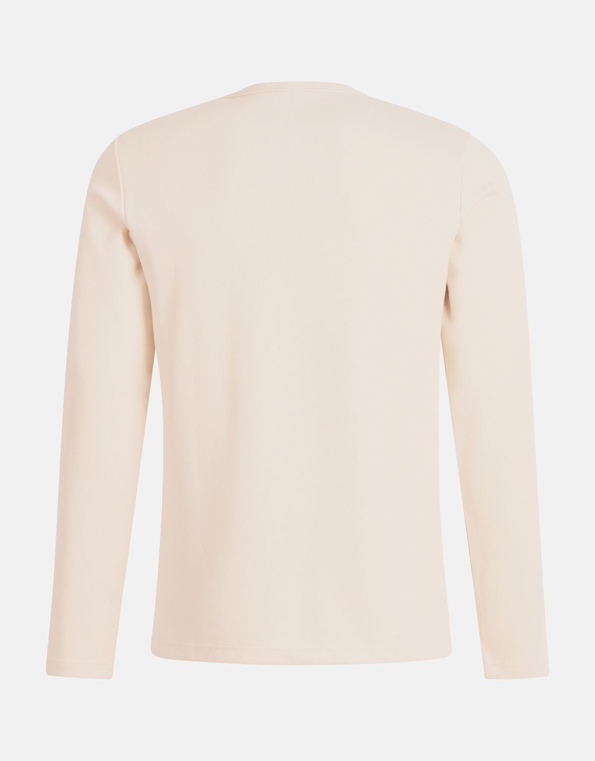 Structuur T-shirt Gebroken Wit SHOEBY MEN