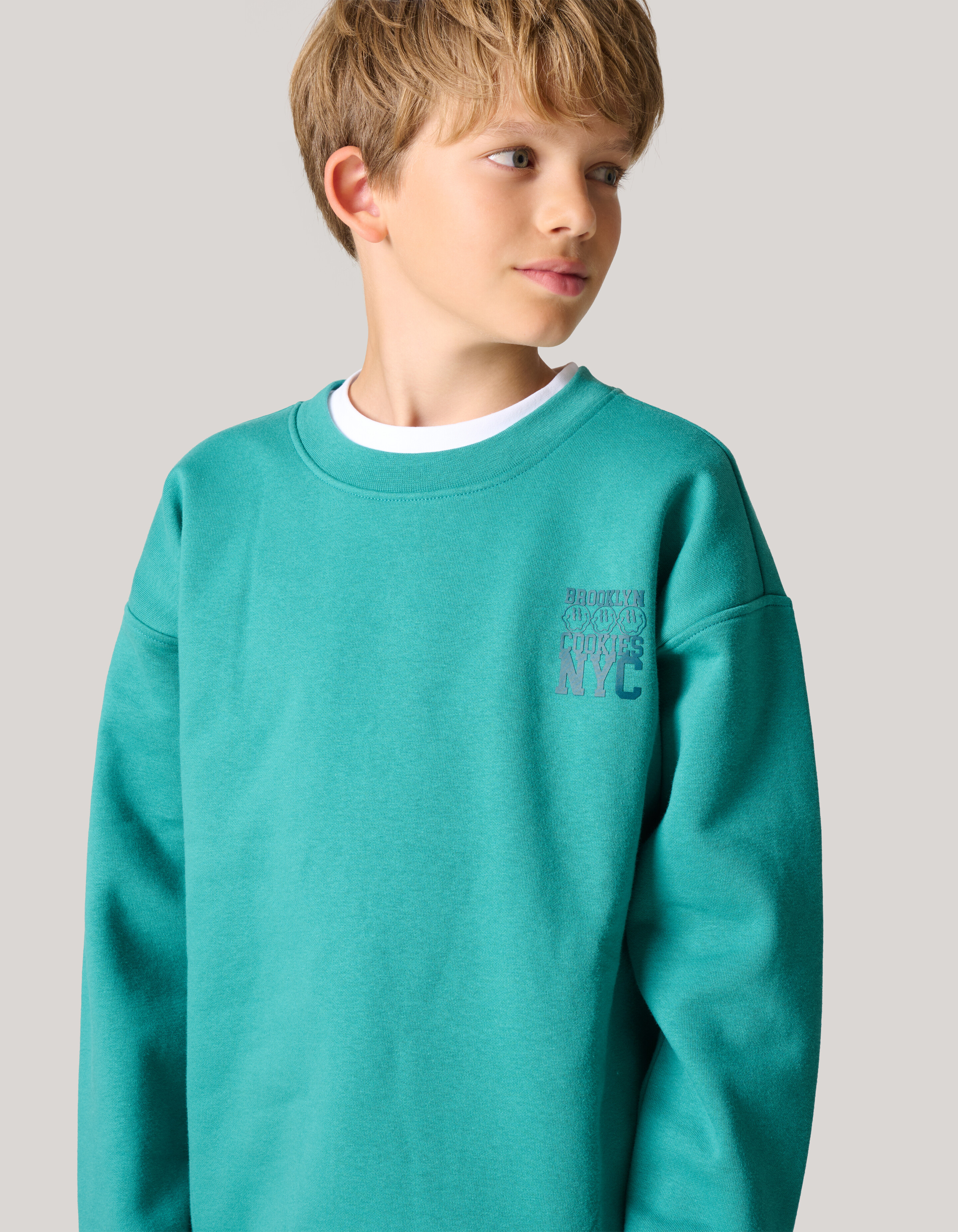 Artwork Sweater Groen SHOEBY BOYS