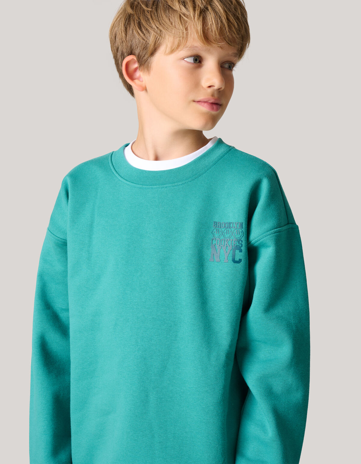 Artwork Sweater Groen SHOEBY BOYS