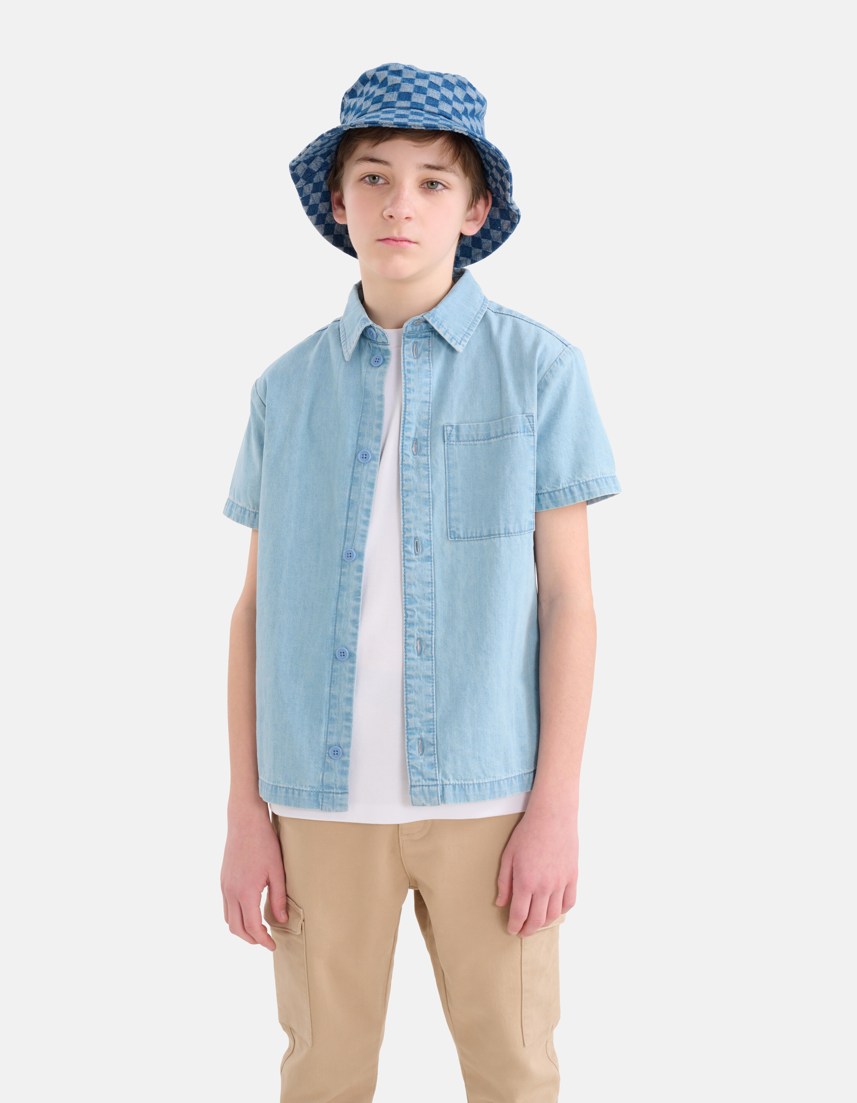 Denim Shirt Bleached SHOEBY BOYS