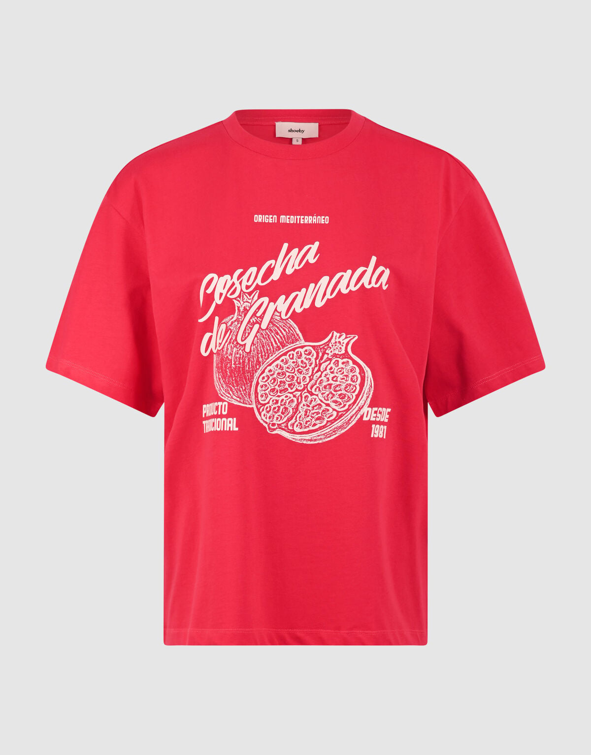 Granada Artwork T-shirt Rood SHOEBY WOMEN