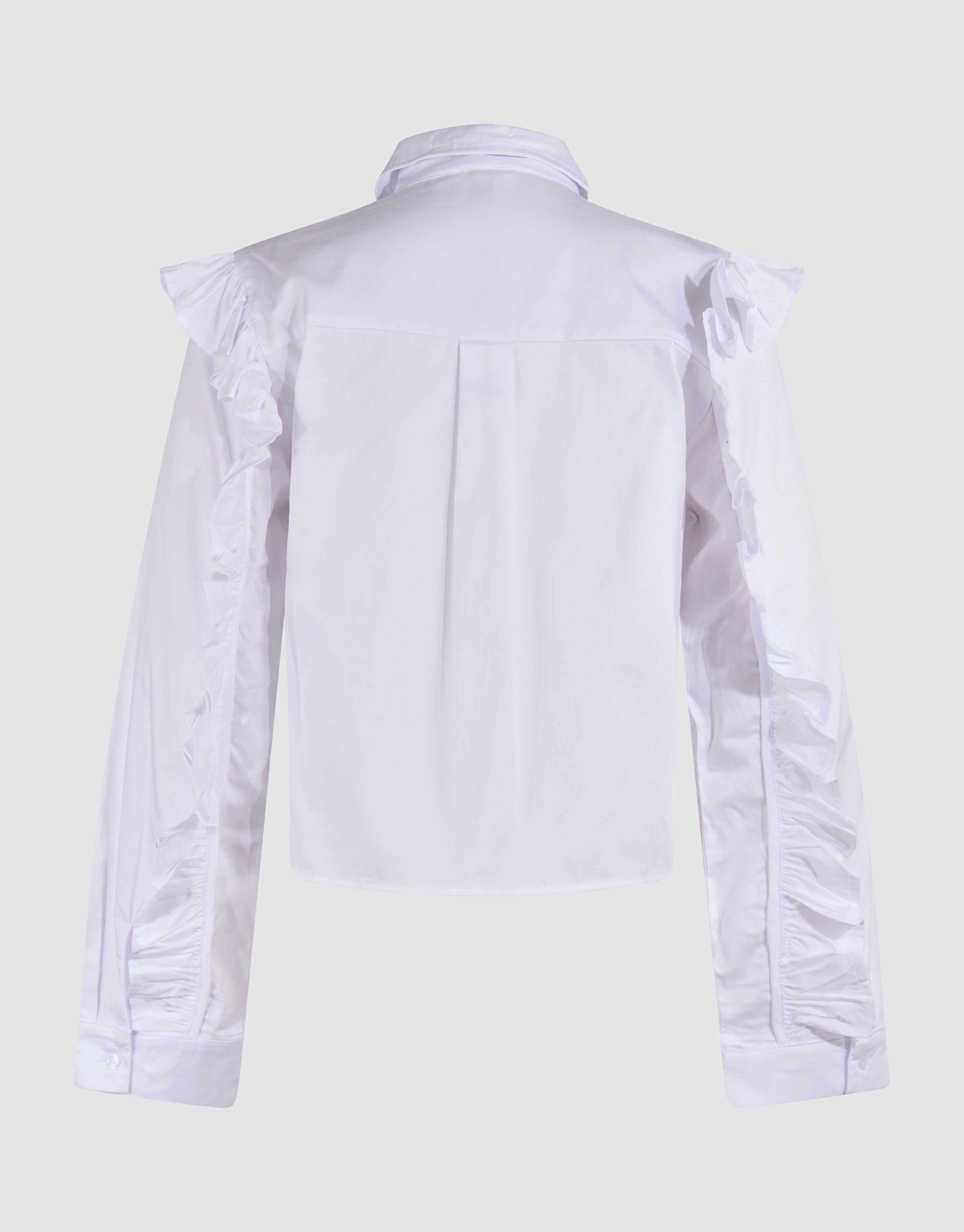 Ruffle Blouse Wit SHOEBY WOMEN